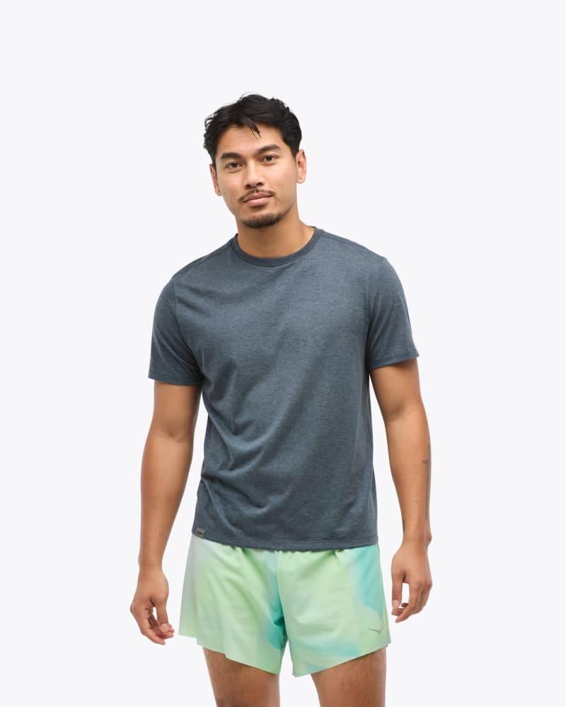 HOKA Mens GlideTech Short Sleeve Shirt Product Image