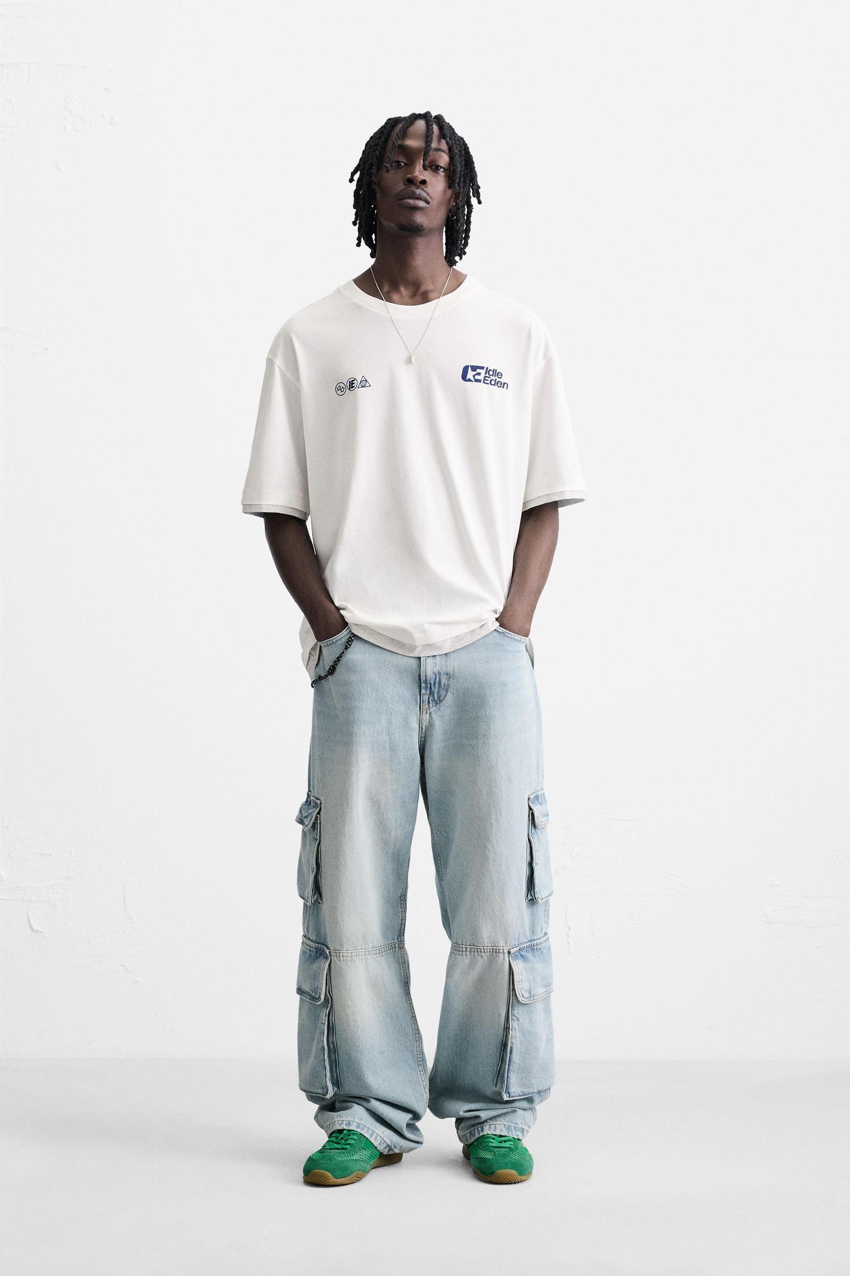 TEXT PRINT T-SHIRT Product Image