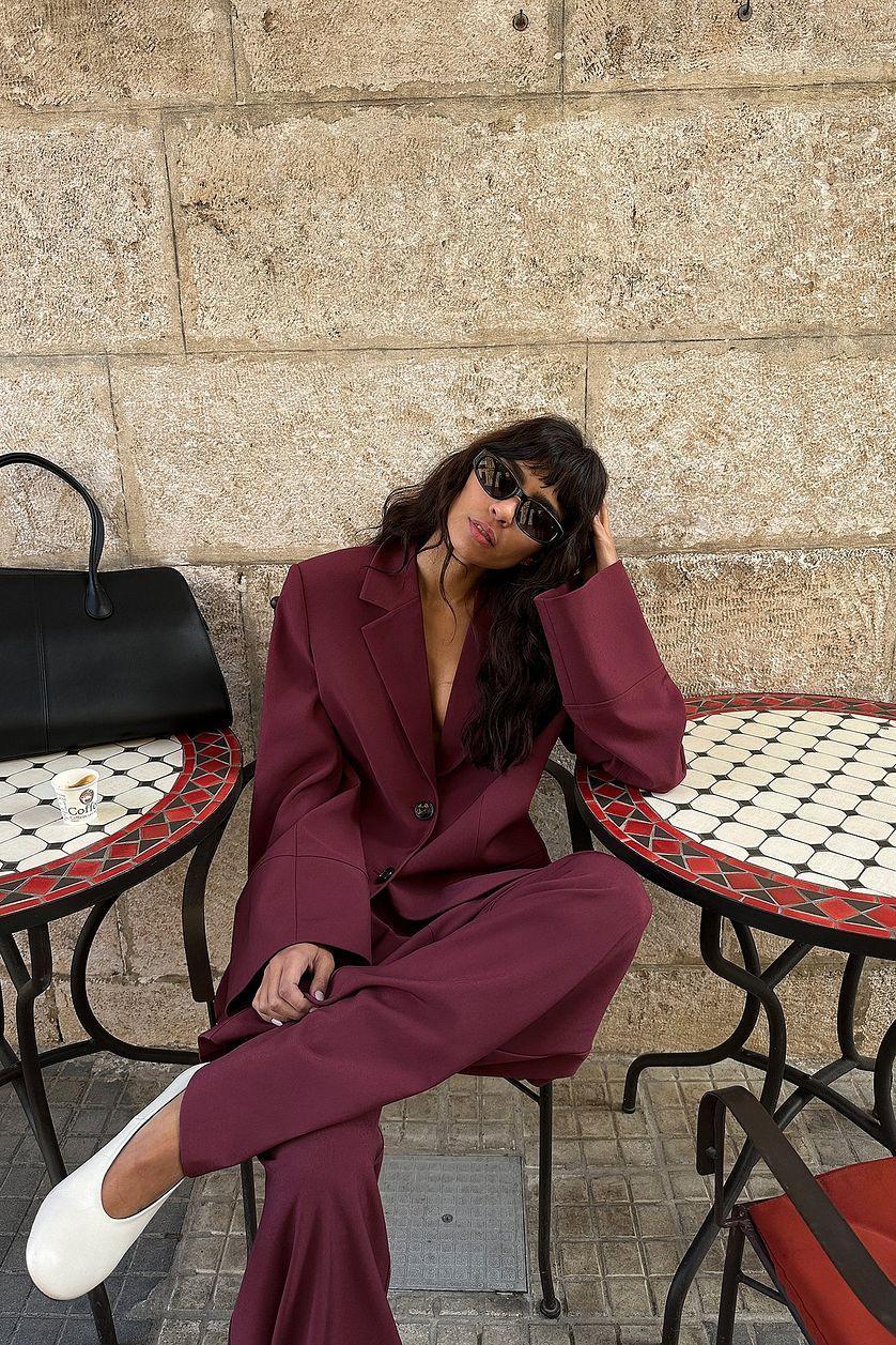 Oversized Blazer With Wide Sleeves Product Image