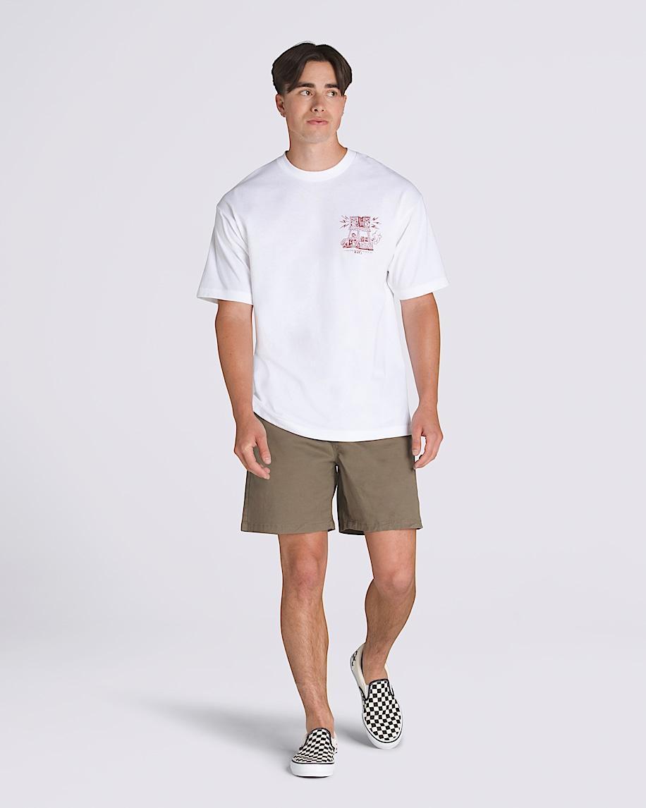 Boom Cart T-Shirt in White| Vans US Product Image