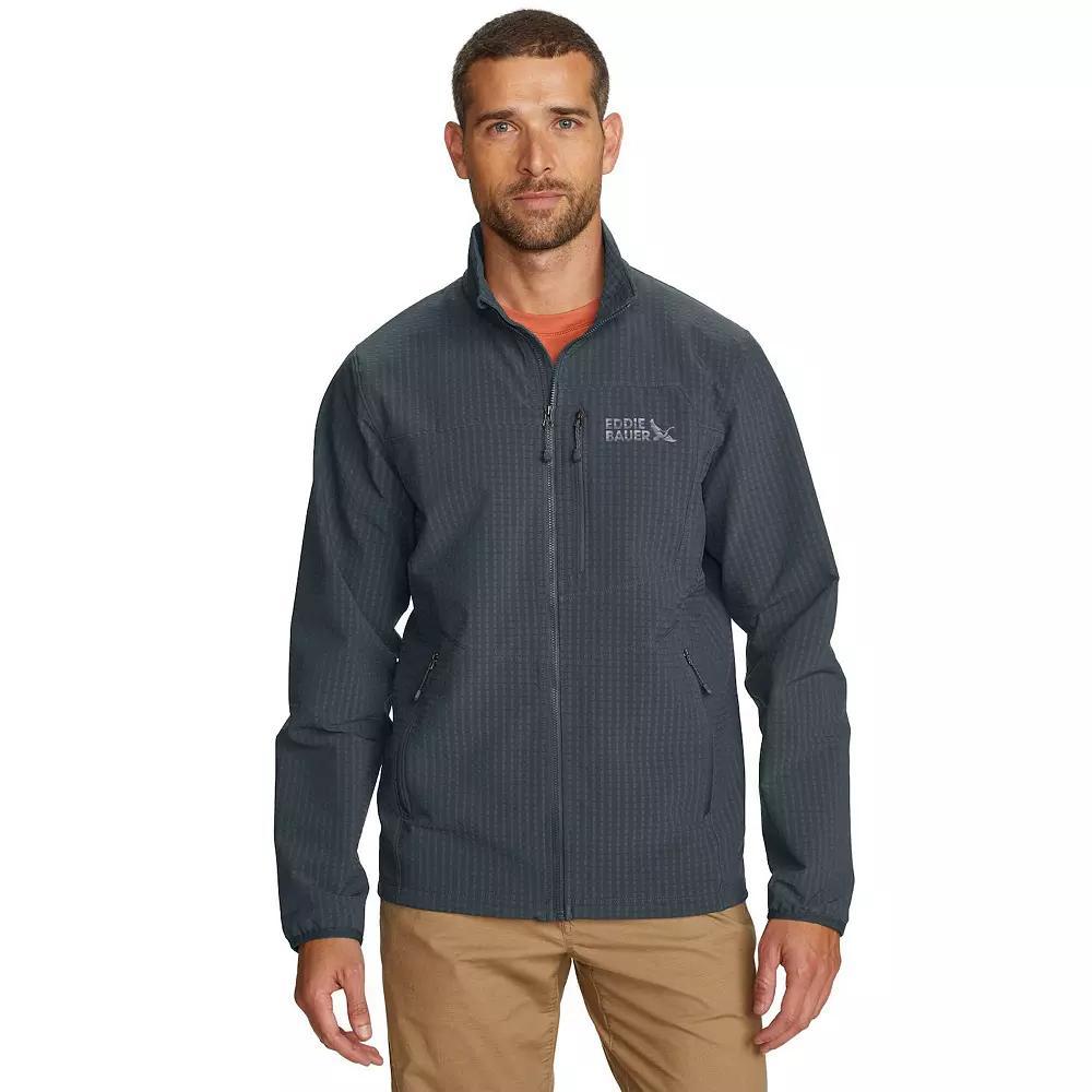 Big & Tall Eddie Bauer Sandstone Grid Lightweight Softshell Jacket, Men's,  Product Image