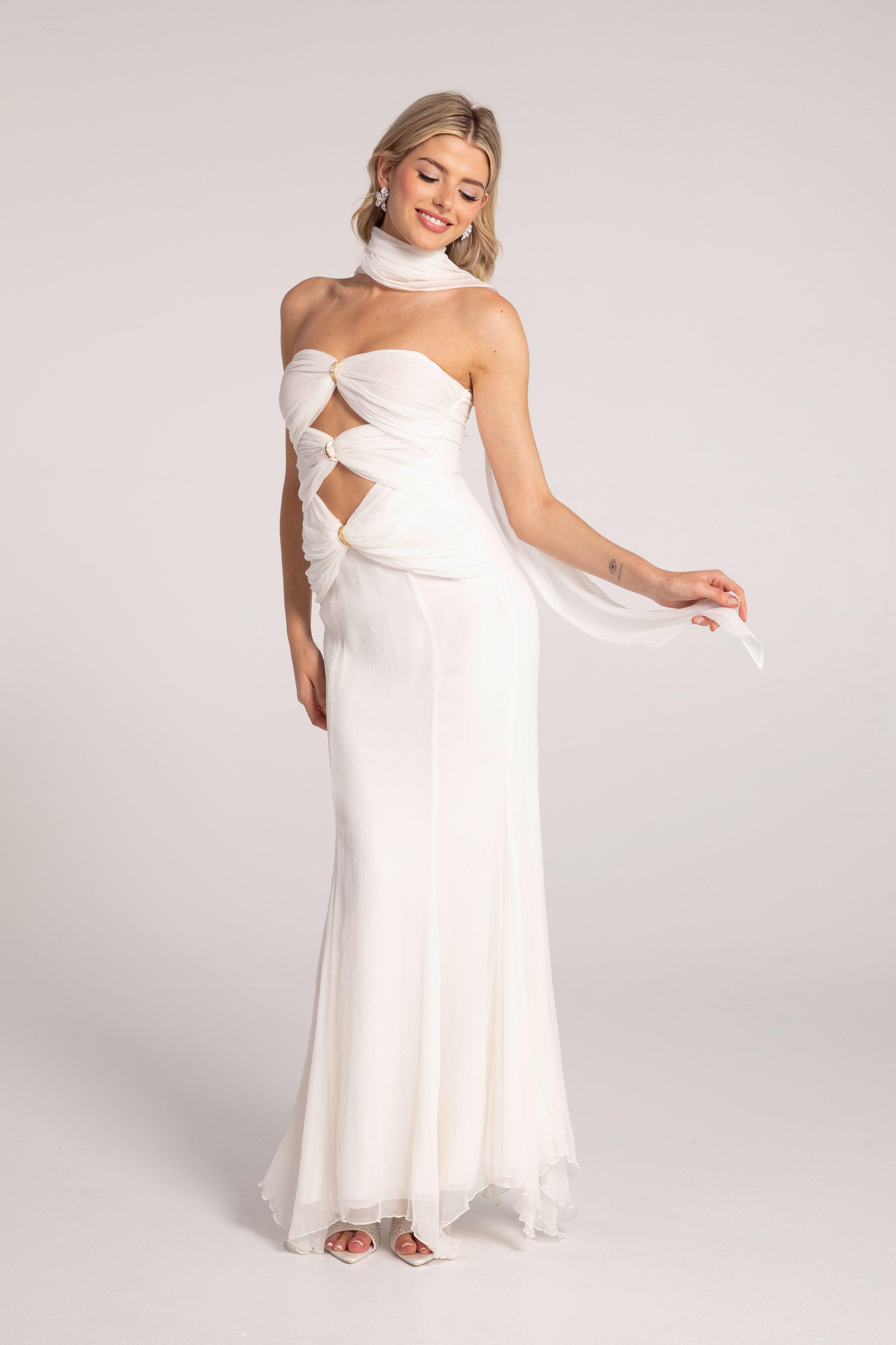 Cassandra Dress (White) Product Image