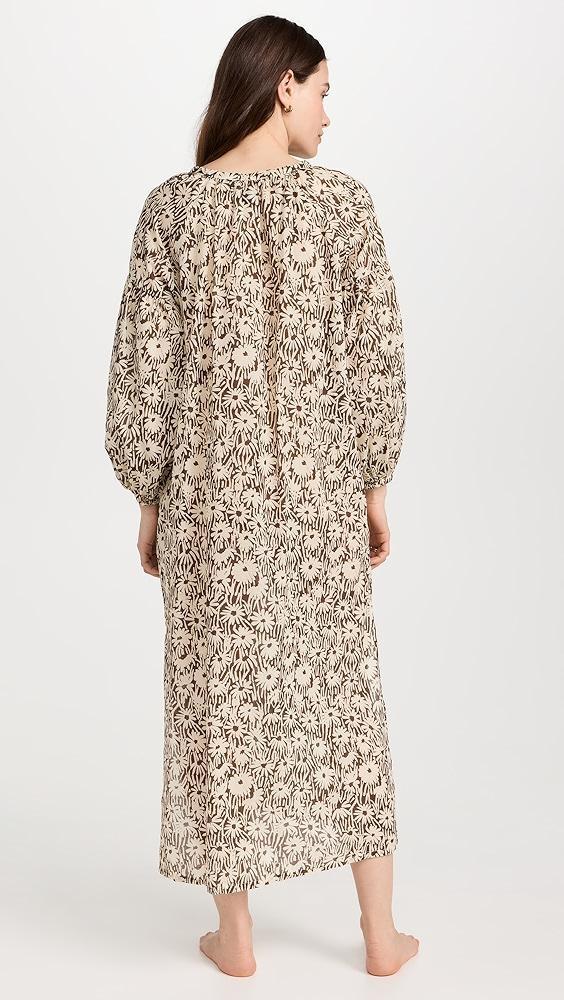 Desmond & Dempsey Blouson Caftan Chamomile | Shopbop Product Image