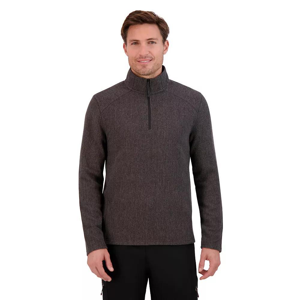 Men's ZeroXposur Brushed 1/4-Zip Pullover Sweater, Size: Medium, Black Product Image