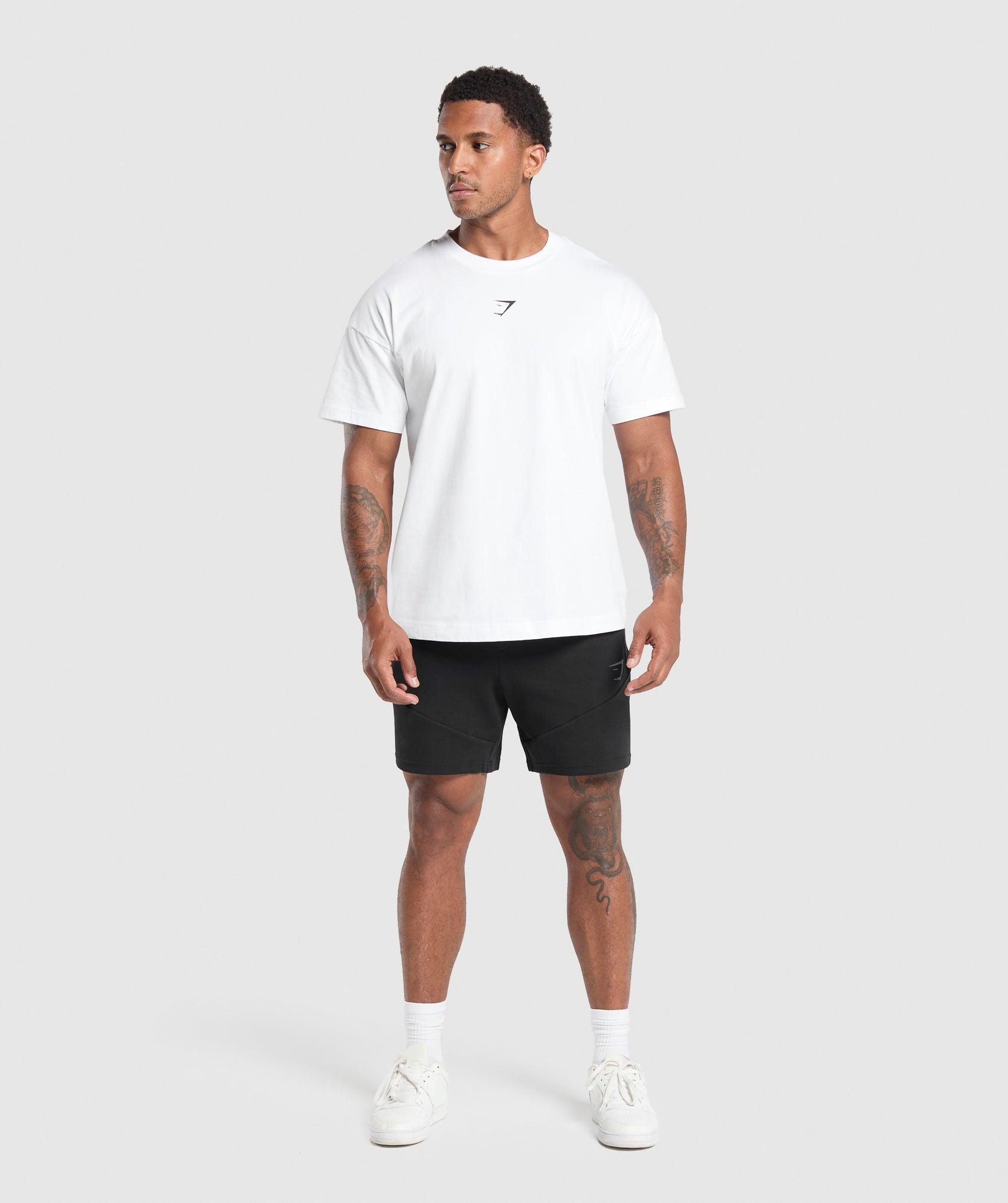 Gymshark Interlock Tech 6" Shorts - Black Male Product Image