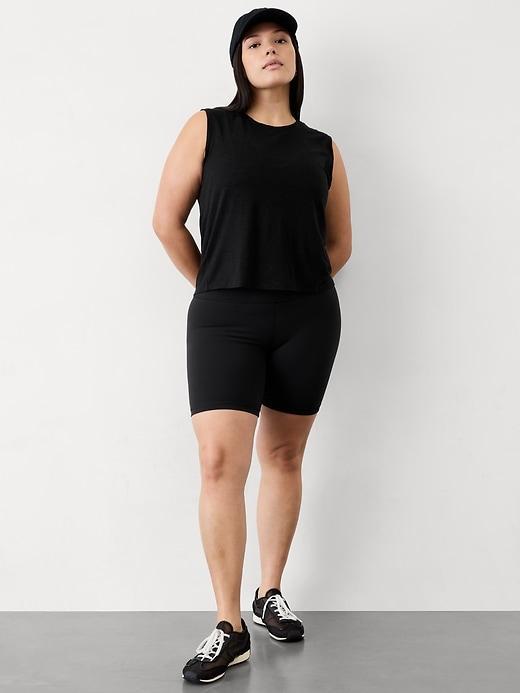 Getaway Linen Blend Muscle Tank Product Image