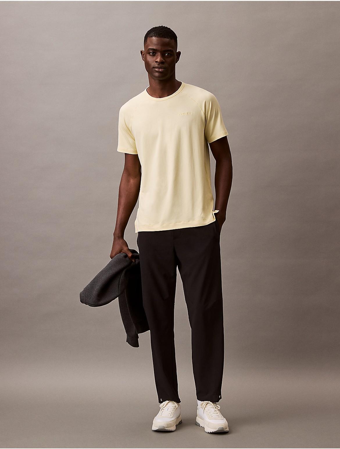 Calvin Klein Mens Soft Stretch Sport Crewneck Tee - Grey Product Image