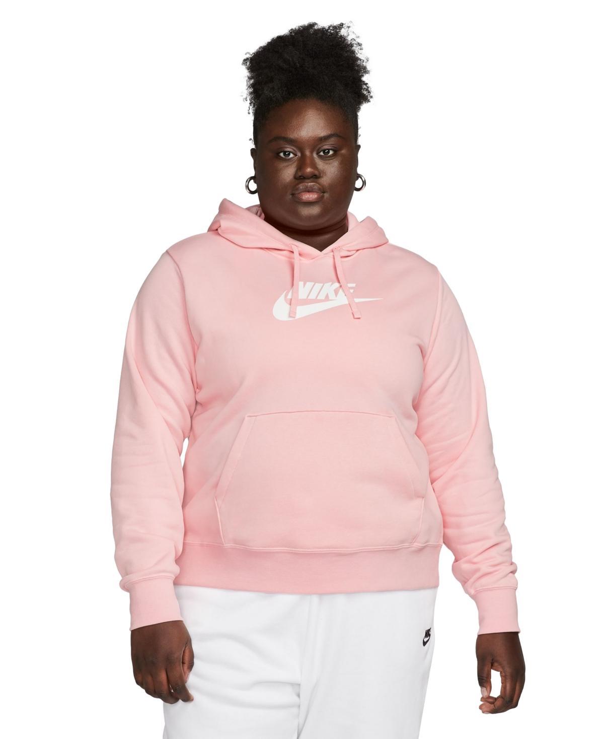 Womens Nike Sportswear Club Fleece Pullover Hoodie (Plus Size) Product Image