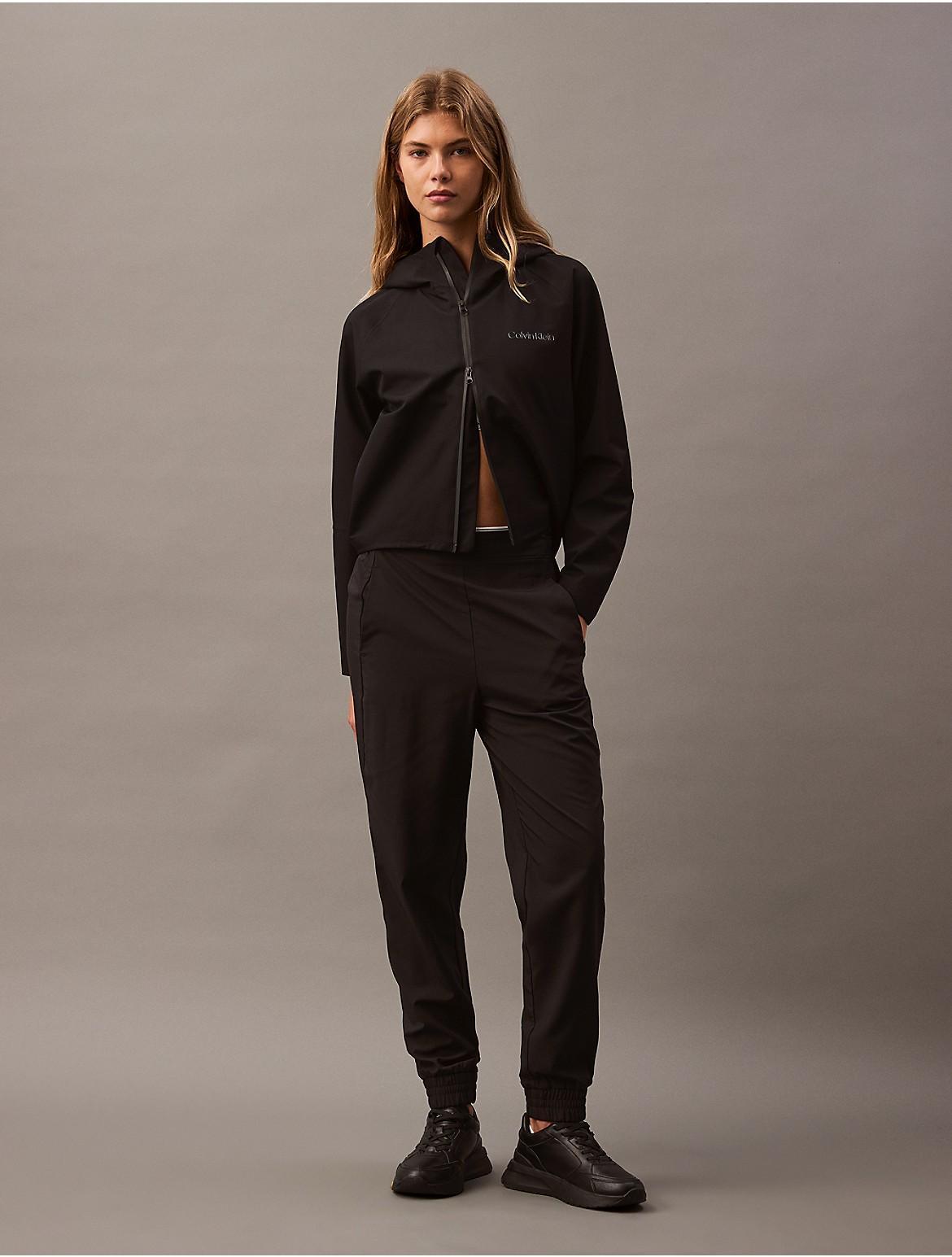 Calvin Klein Womens Modern Sport Woven Joggers - Black - XL Product Image