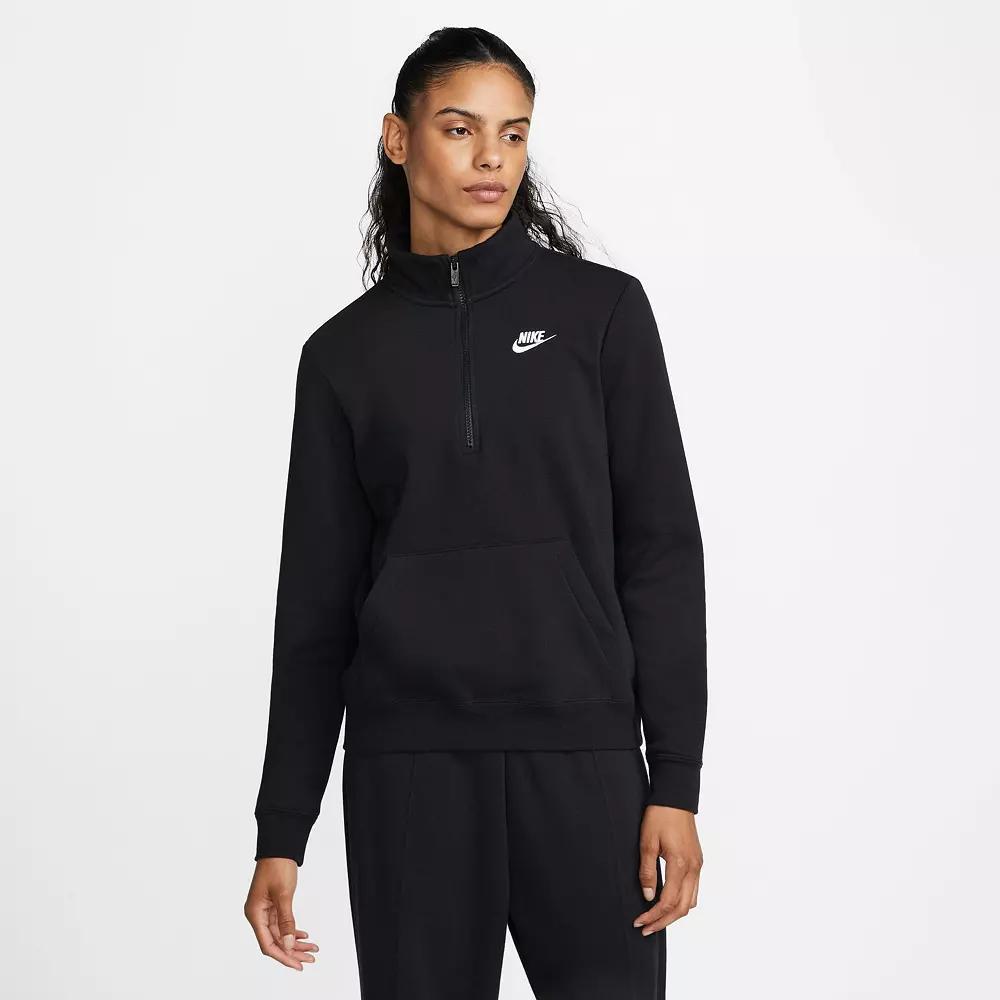 Women's Nike Sportswear Club Fleece Quarter-Zip Sweatshirt,  Product Image