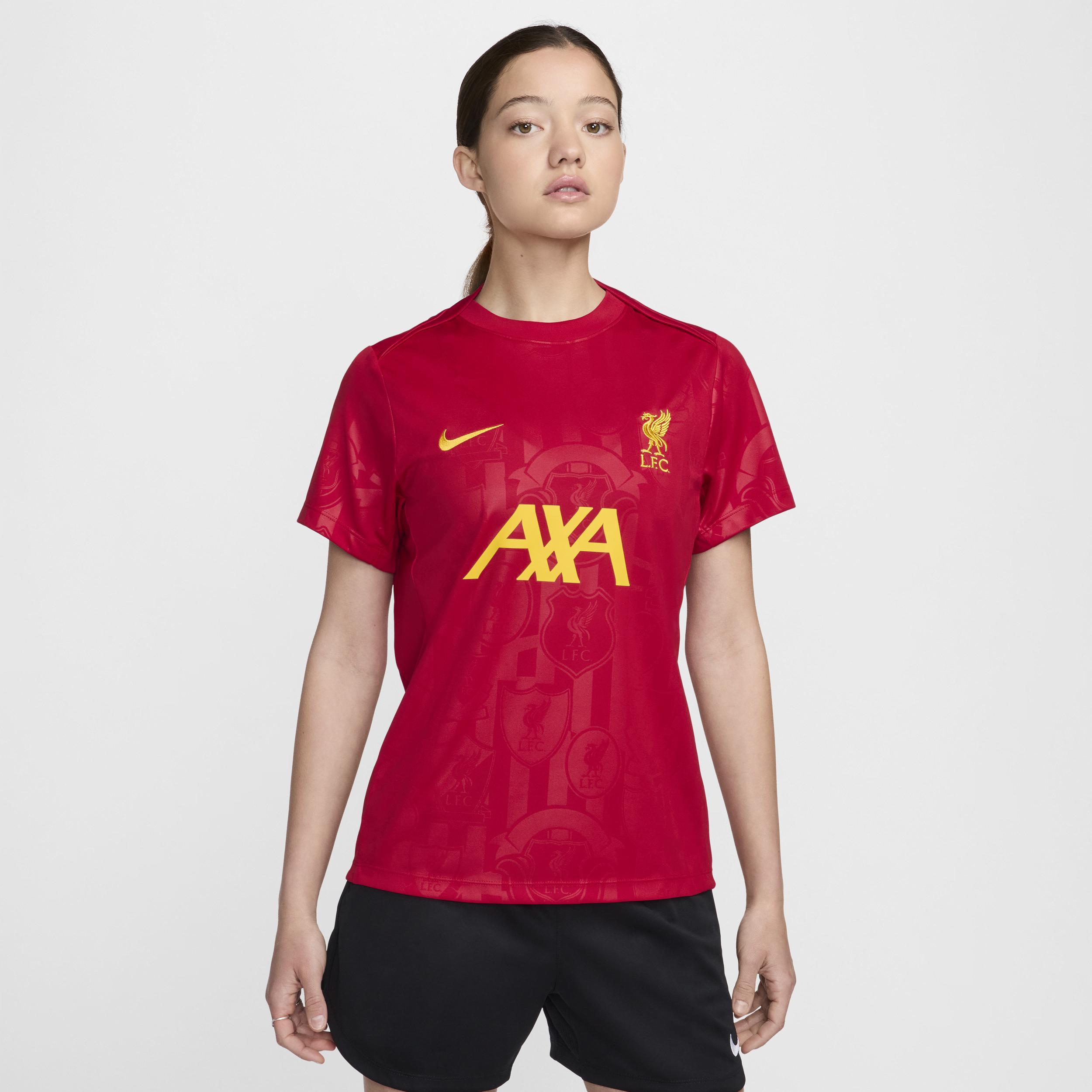 Women's Nike Red Liverpool 2024/25 Academy Pro Pre-Match Top,  Product Image