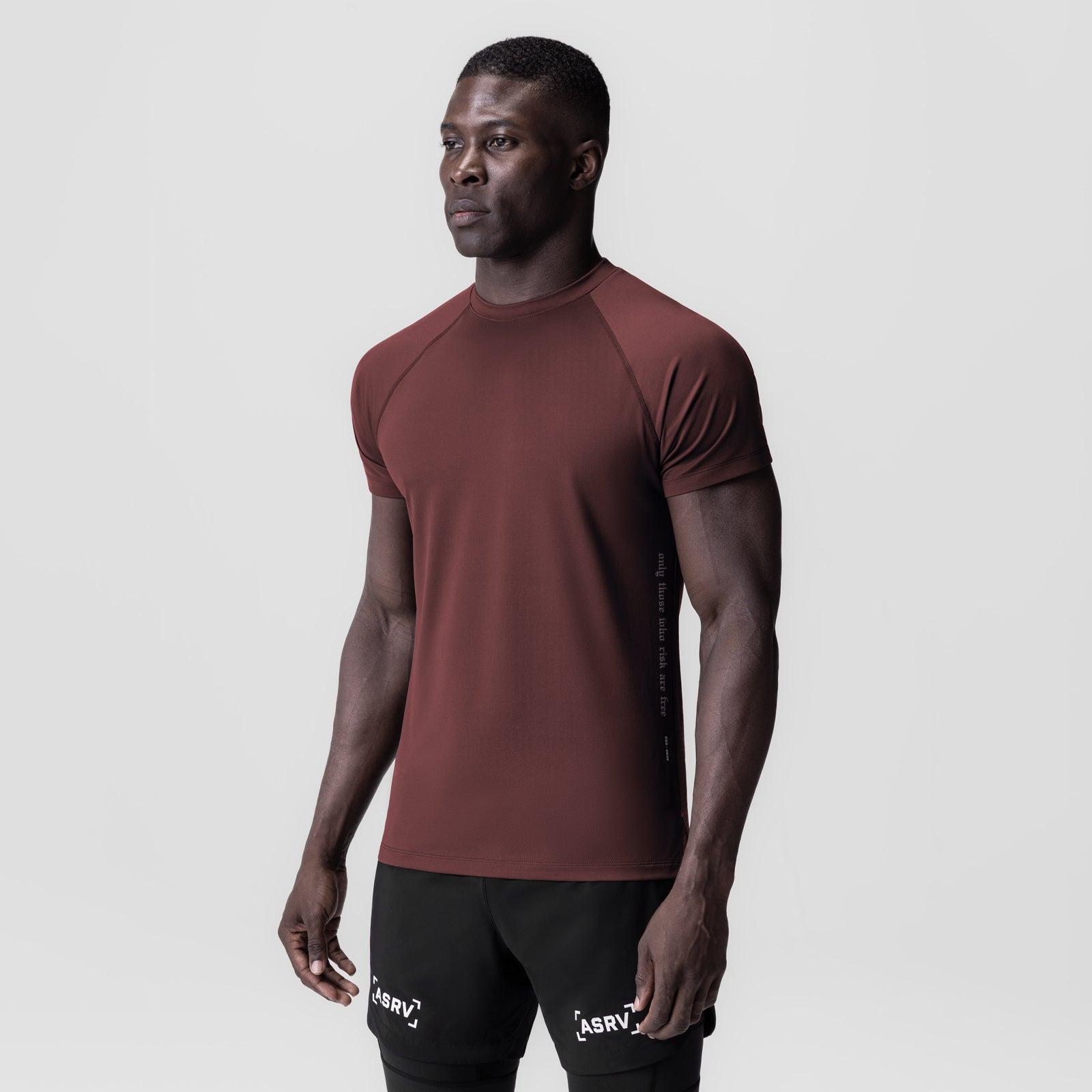 0839. 3D-Lite® 2.0 Lycra® Fitted Tee - Crimson "OTWR" Product Image