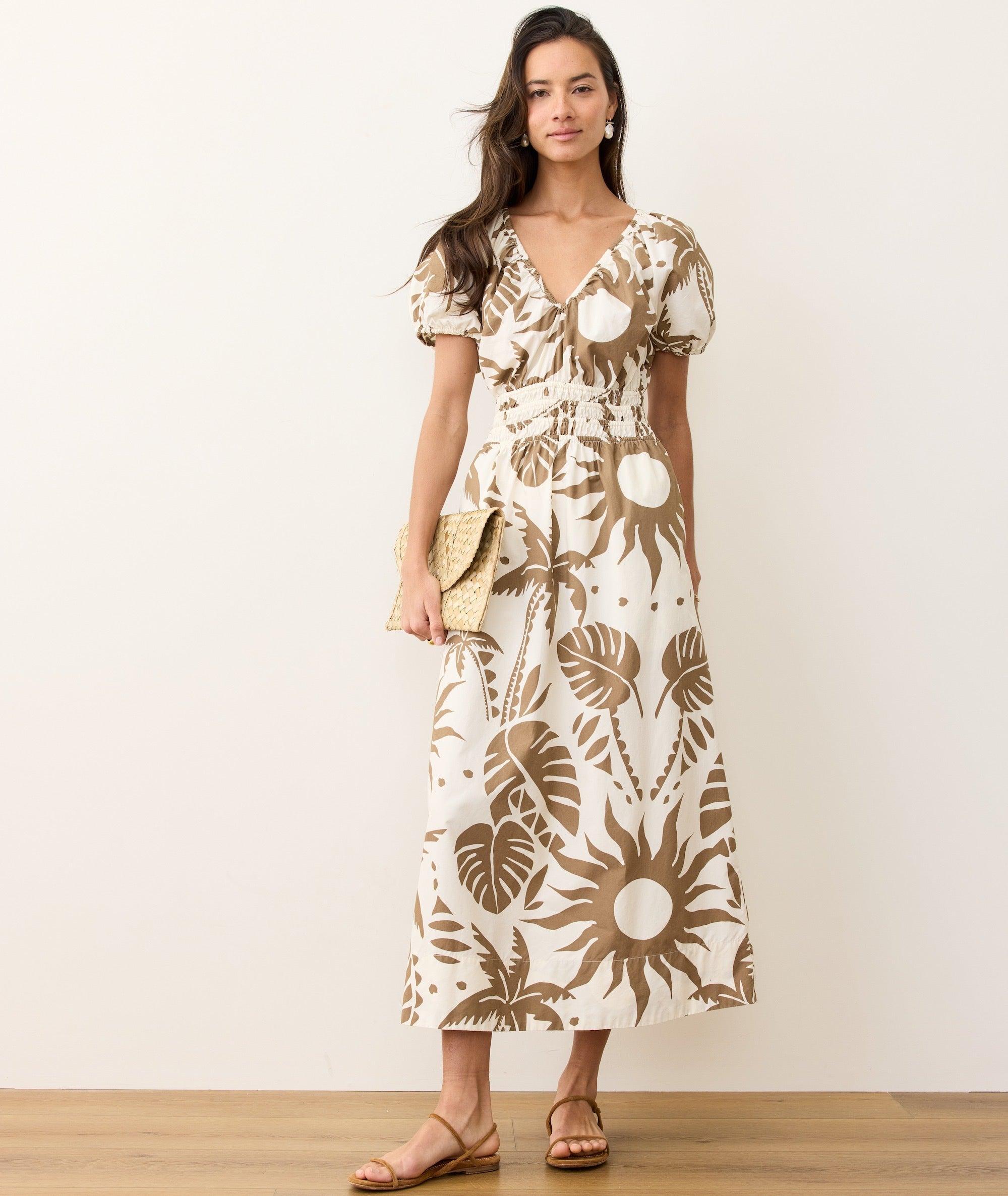 Emery Poplin Midi Dress Product Image