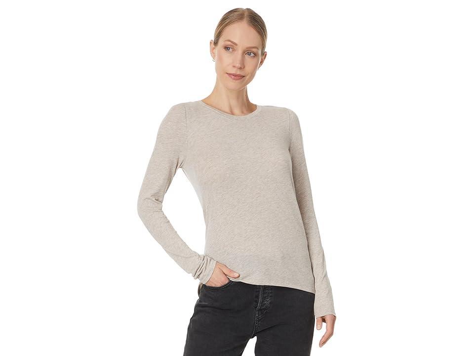 Womens Round Neck Long-Sleeve T-Shirt Product Image