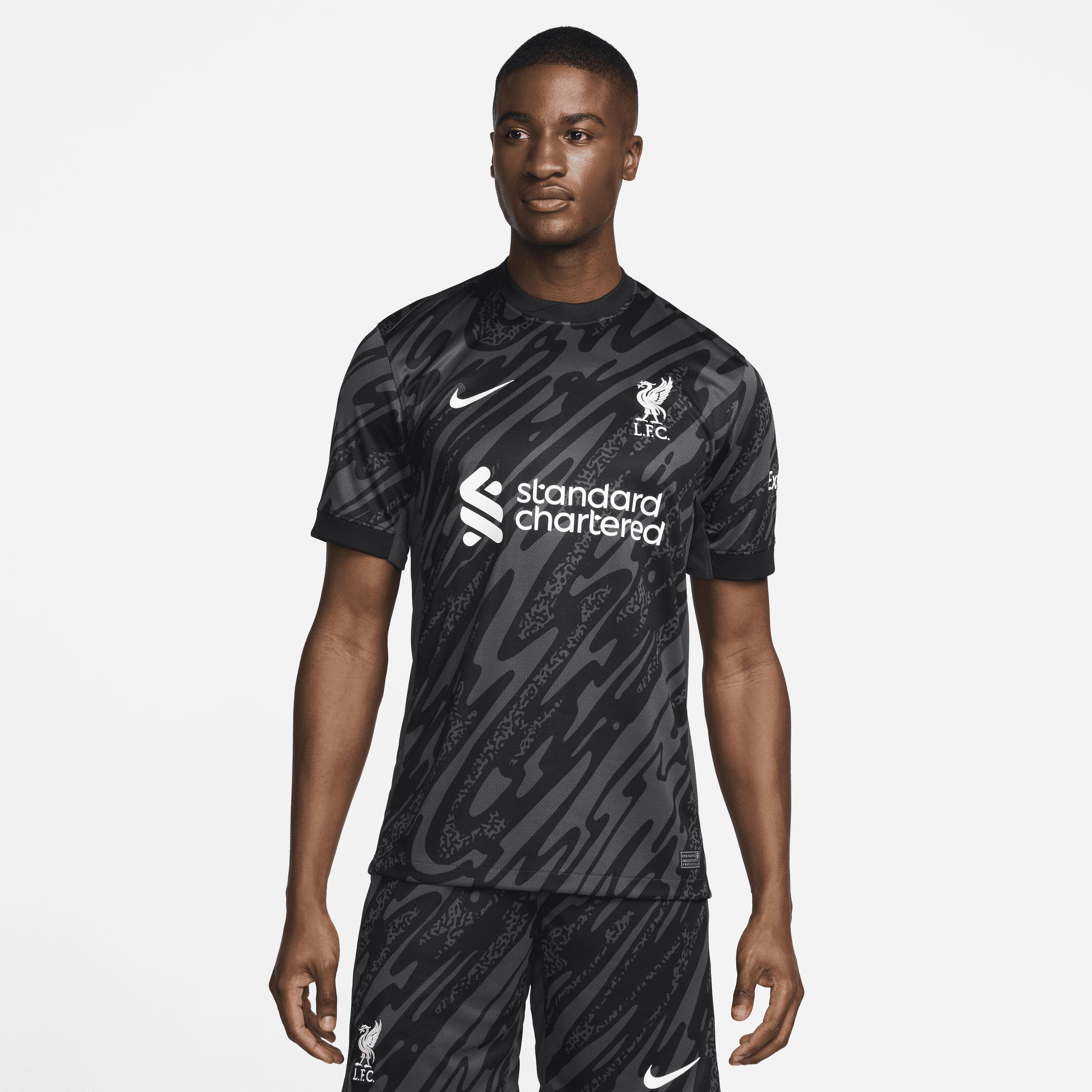 Liverpool FC Stadium Goalkeeper Nike Mens Dri-FIT Soccer Replica Short-Sleeve Jersey Product Image