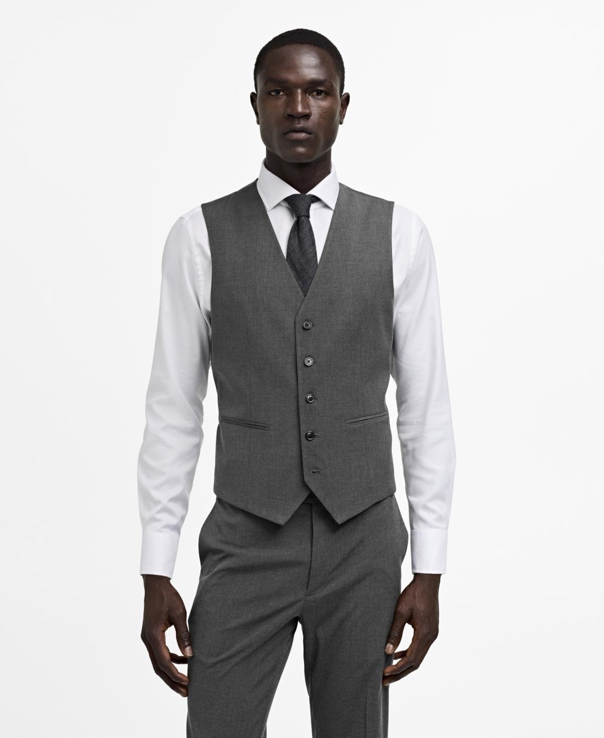 Mango Mens Super Stretch Fabric Suit Vest Product Image