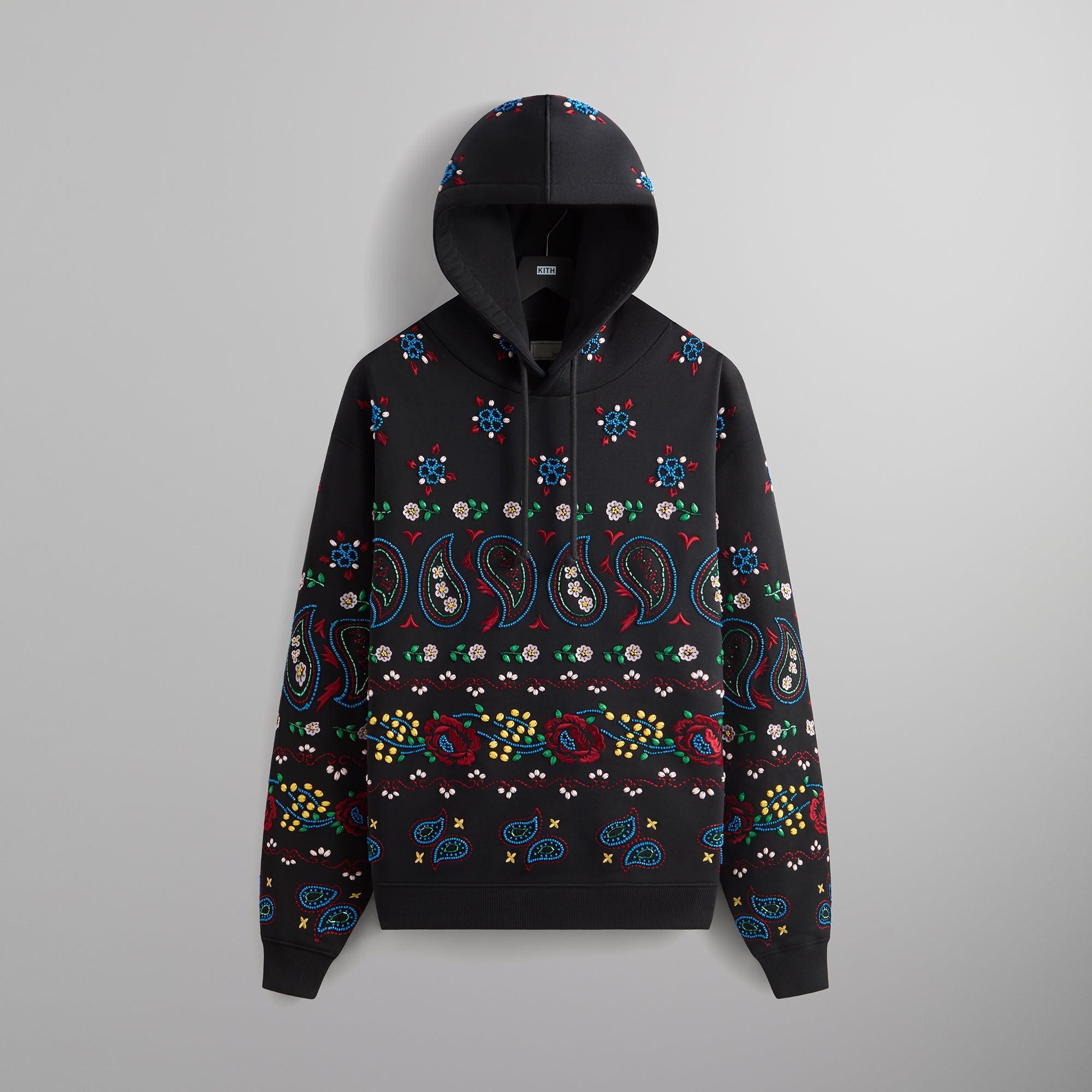 &Kin Paisley Floral Williams III Hoodie - Black Male Product Image