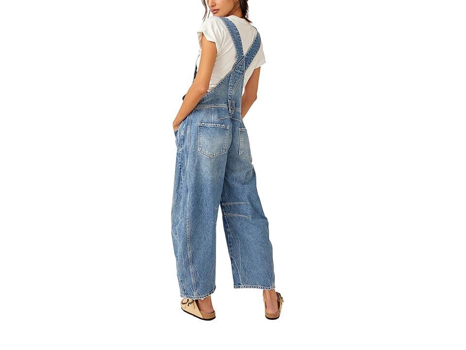 Free People Lucky You Overall (Ultra Light Beam) Women's Jeans Product Image