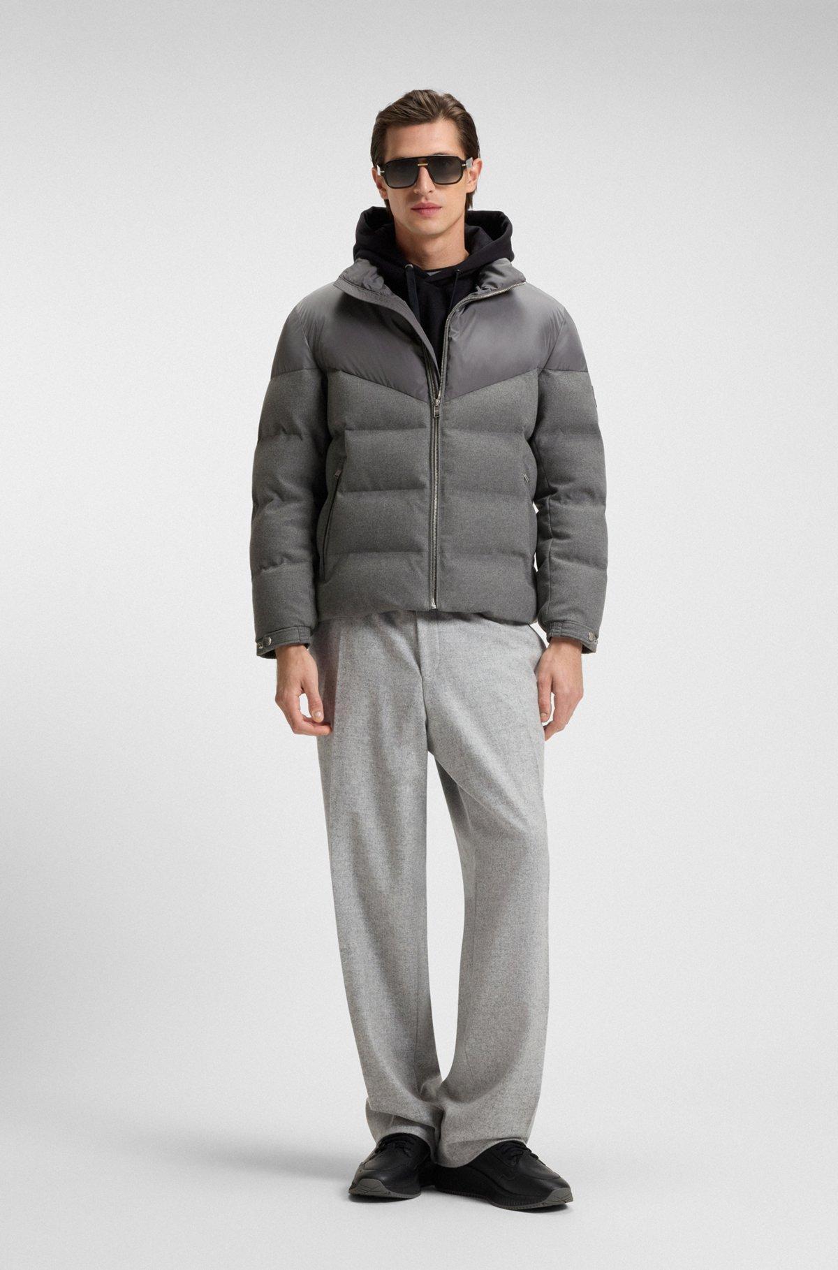 Waterproof jacket in brushed flannel Product Image