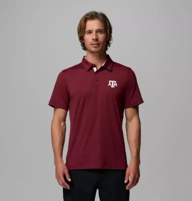 Men's Columbia Maroon Texas A&M Aggies Tech Trail Omni-Shade Polo,  Product Image