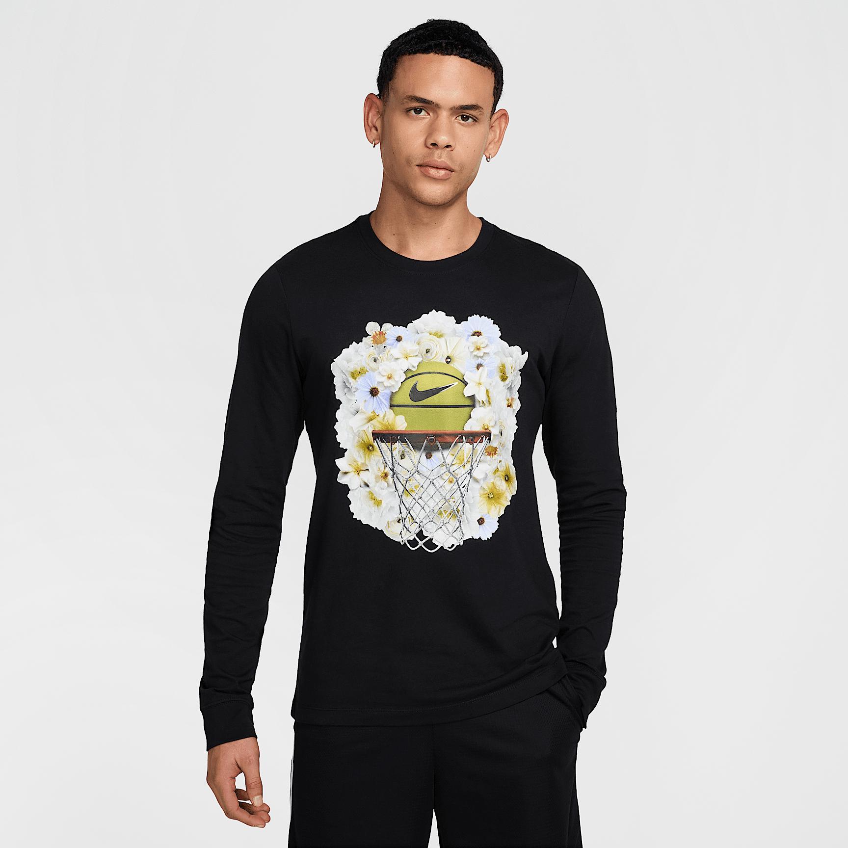 Nike Men's Max90 Long-Sleeve Basketball T-Shirt Product Image