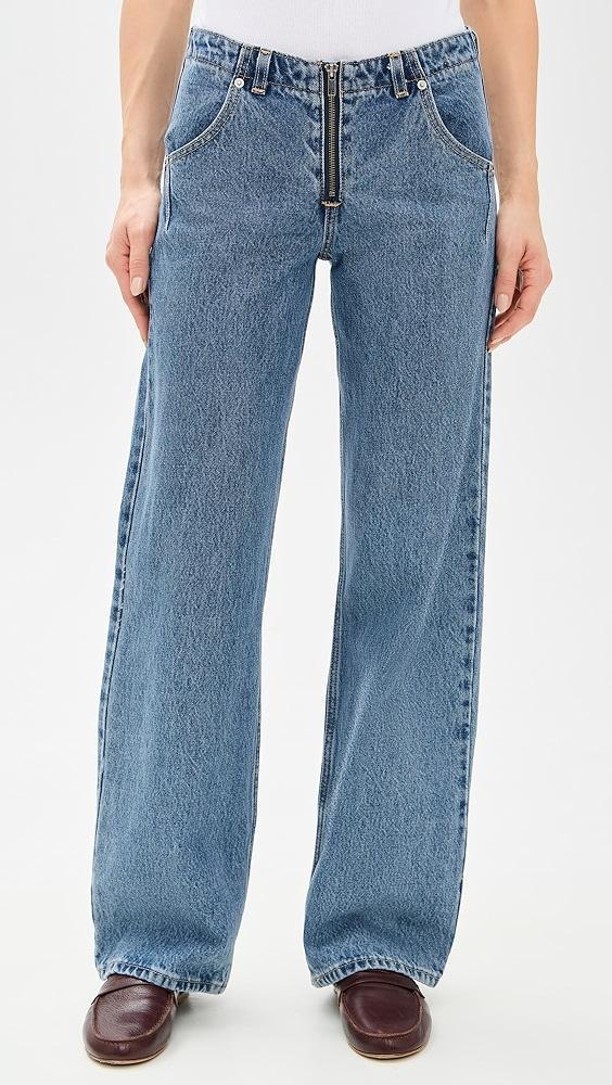 Levi's Low Loose Styled Zipper Jeans | Shopbop Product Image