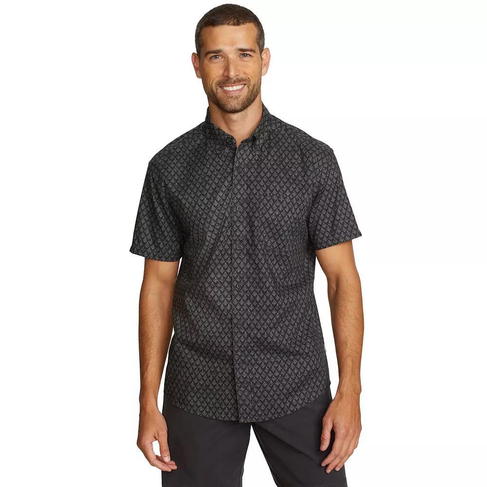 Big & Tall Eddie Bauer Short Sleeve Baja Shirt, Men's, Size: XXL Tall, Dark Gray Product Image