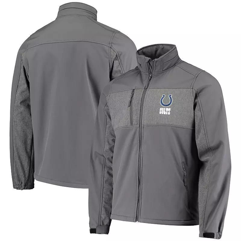 Mens Dunbrooke Graphite Indianapolis Colts Circle Zephyr Softshell Full-Zip Jacket Product Image