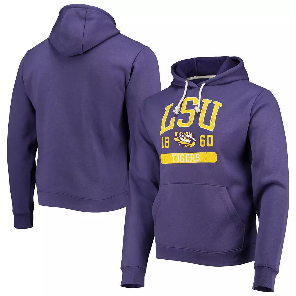 Men's League Collegiate Wear Purple LSU Tigers Volume Up Essential Fleece Pullover Hoodie, Size: XL Product Image