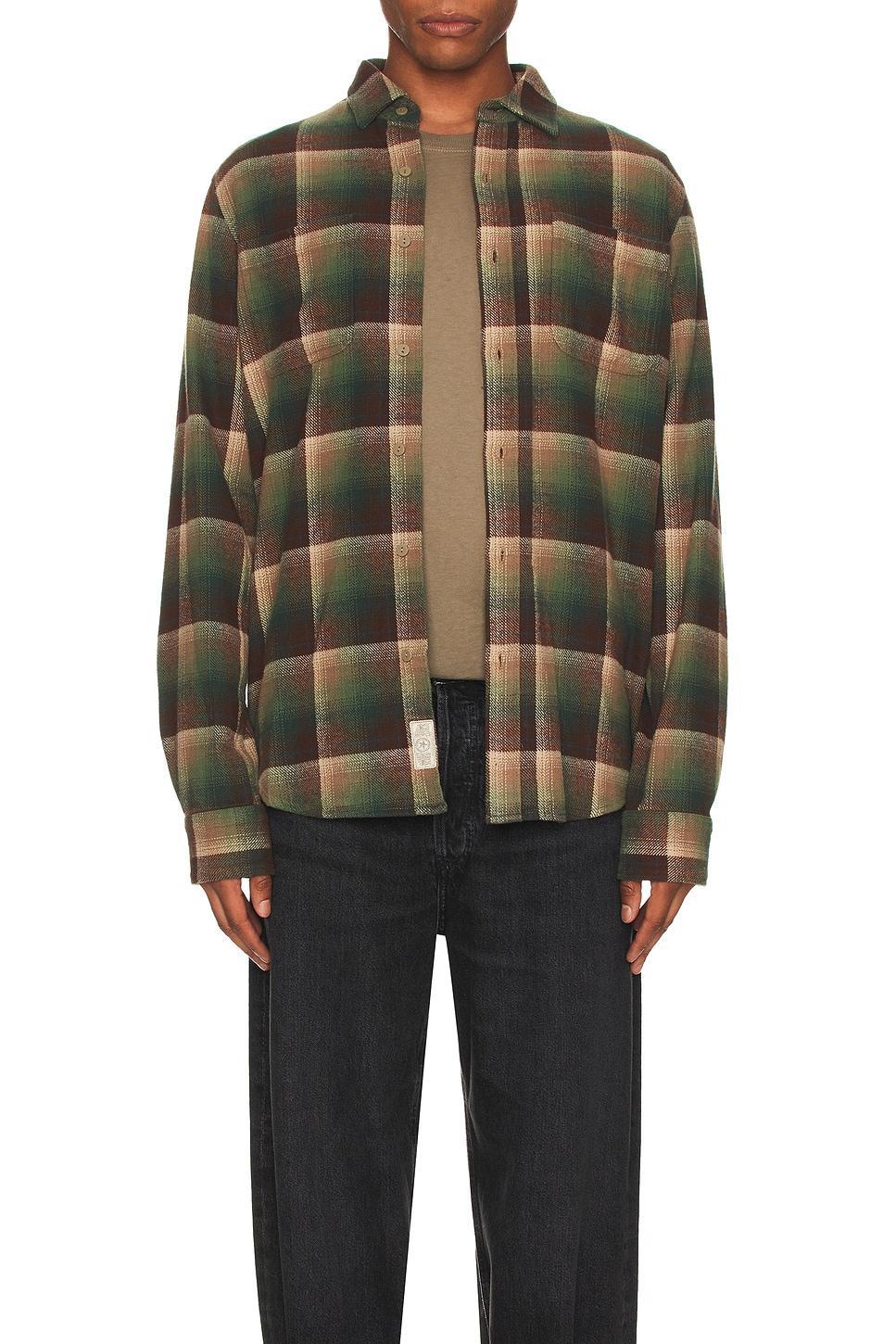 Plaid Cotton Flannel Shirt Product Image