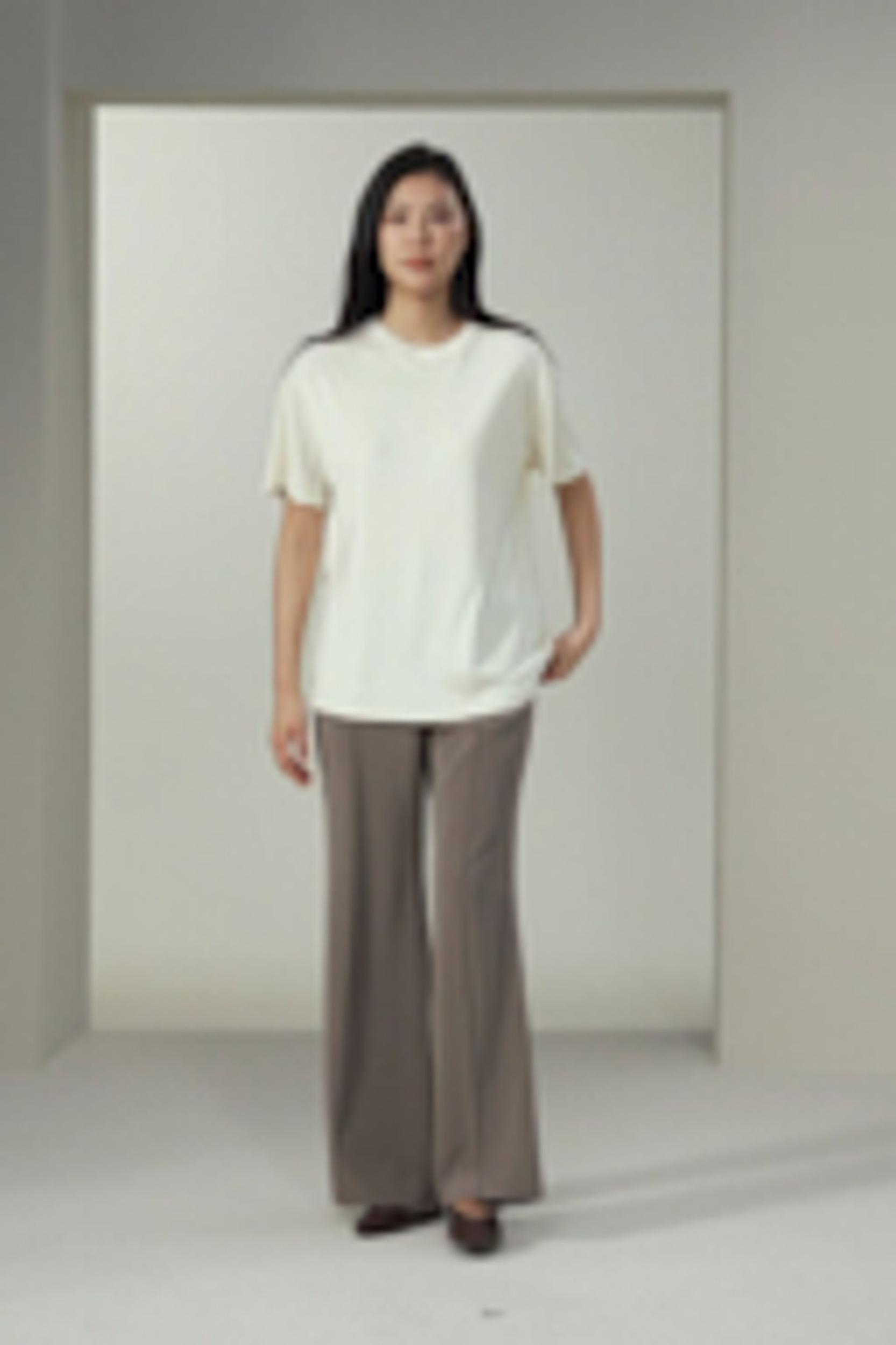 Oversized Silk Jersey Tee Product Image