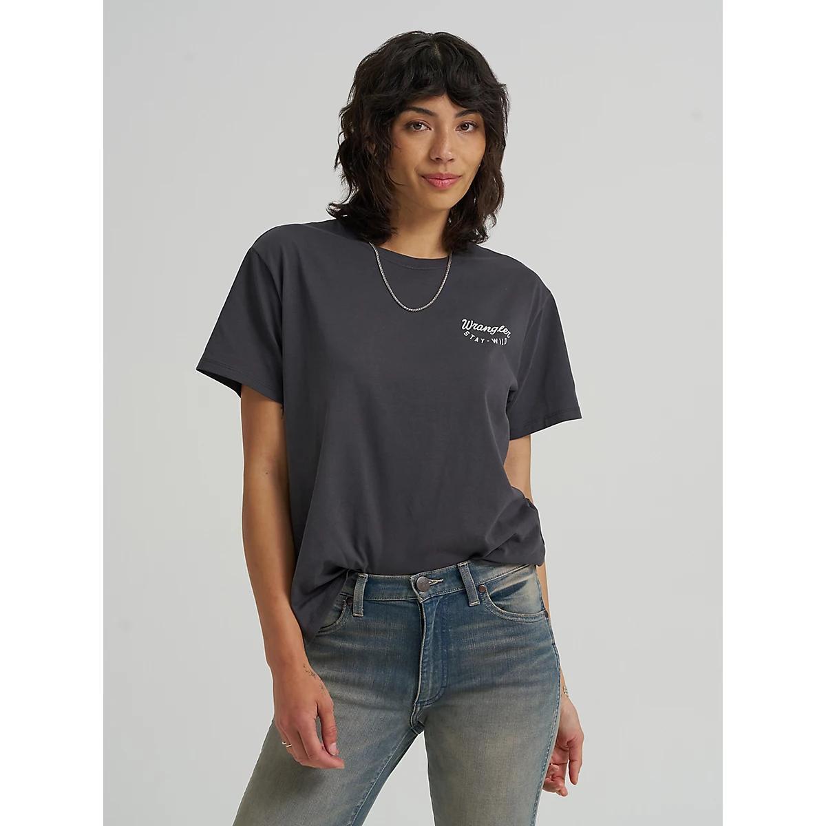 Women's Graphic Girlfriend Tee in Faded Product Image