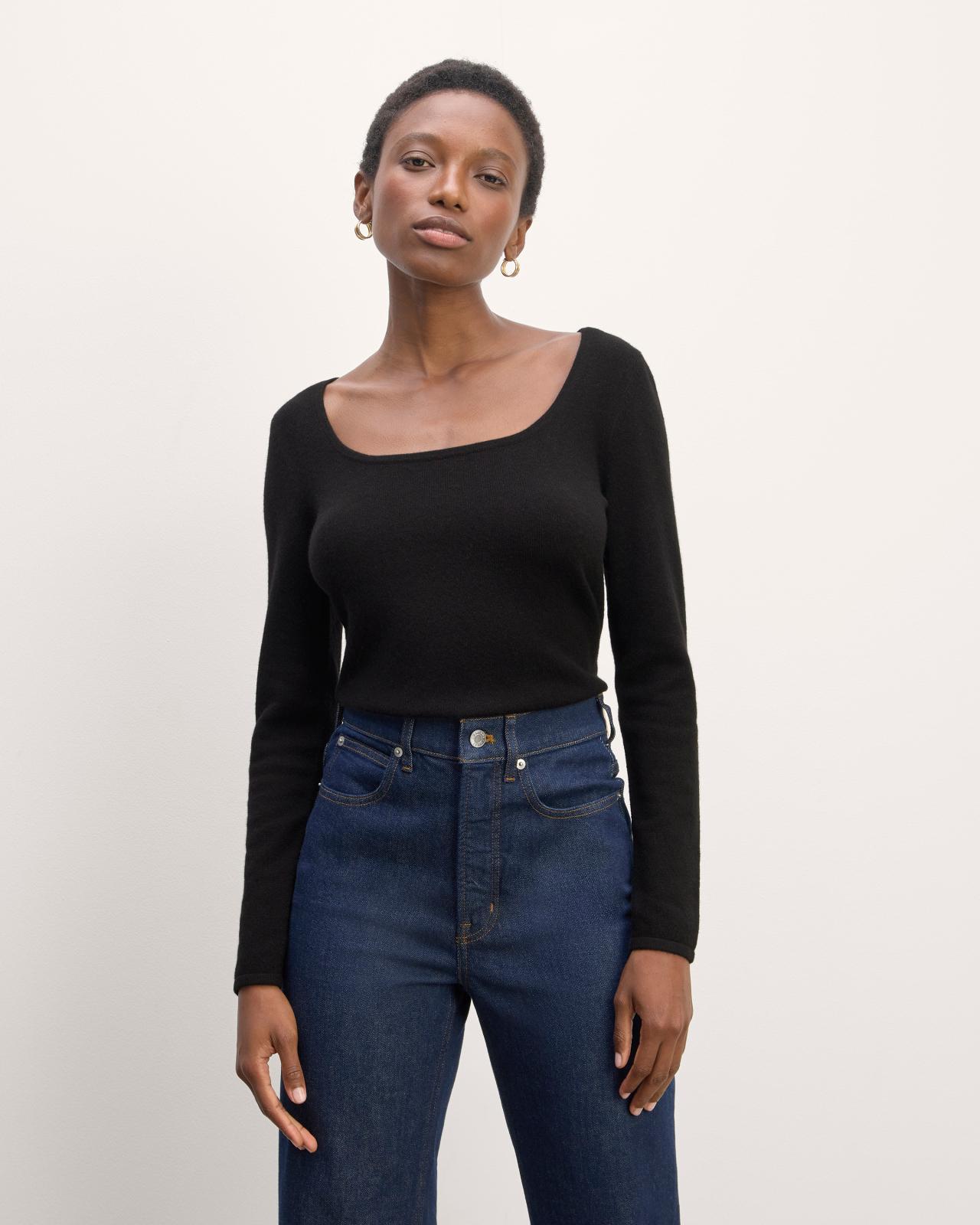 Womens Square Neck in Cashmere Sweater by Everlane Product Image