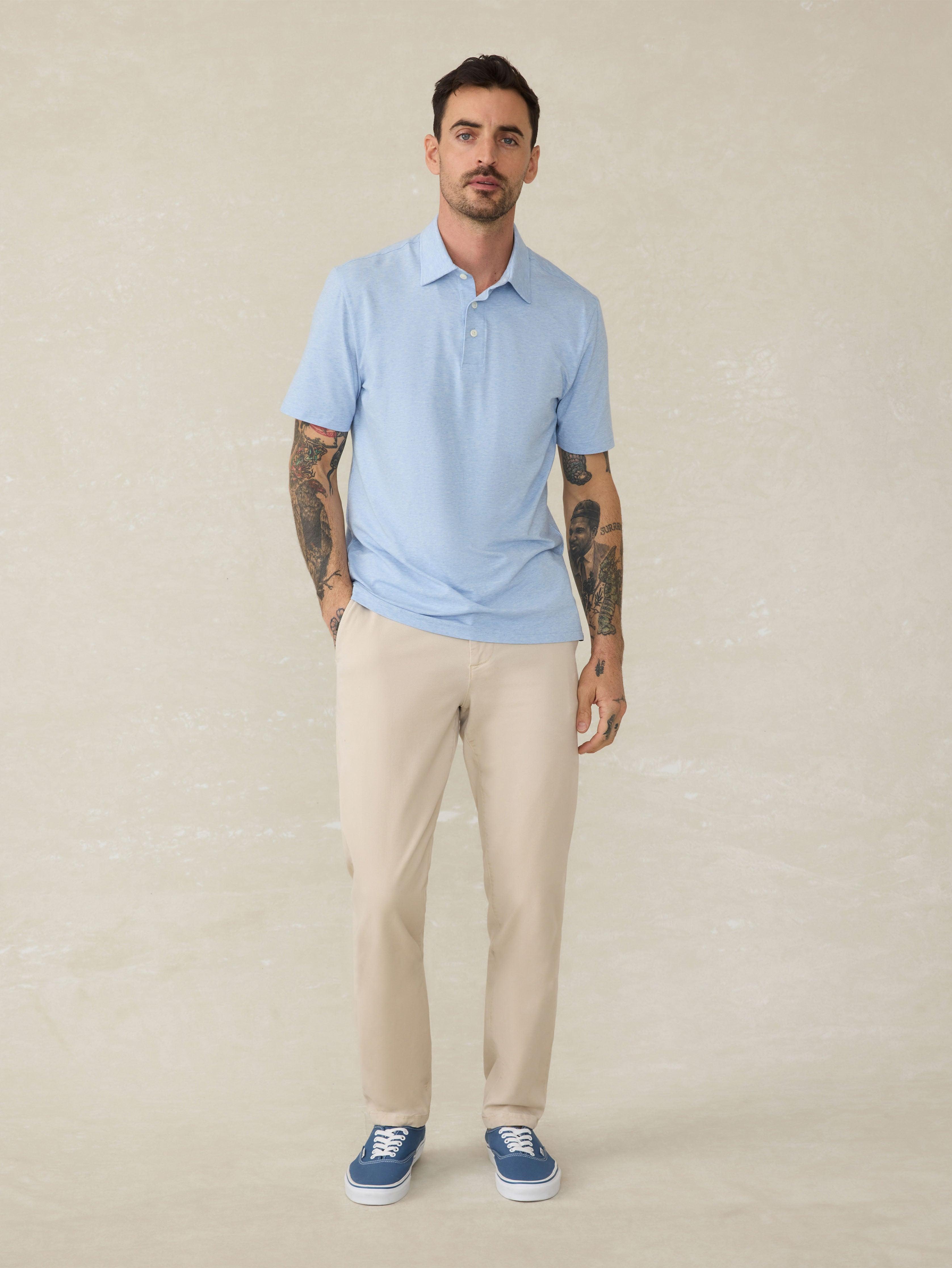 Short-Sleeve Movement™ Polo Shirt - Cardiff Blue Heather Male Product Image