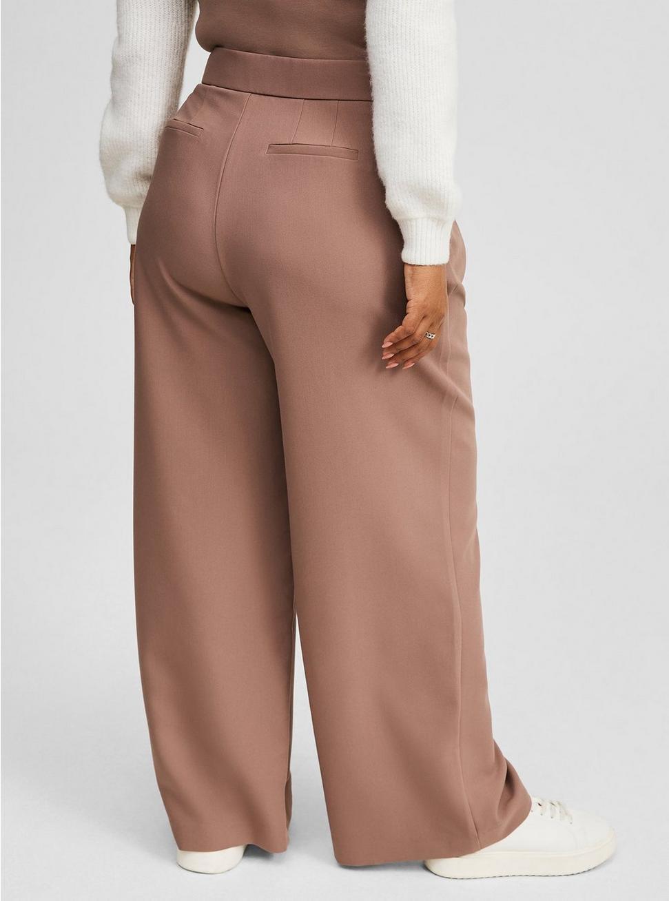 Wide Leg Tailored Twill Pant Product Image