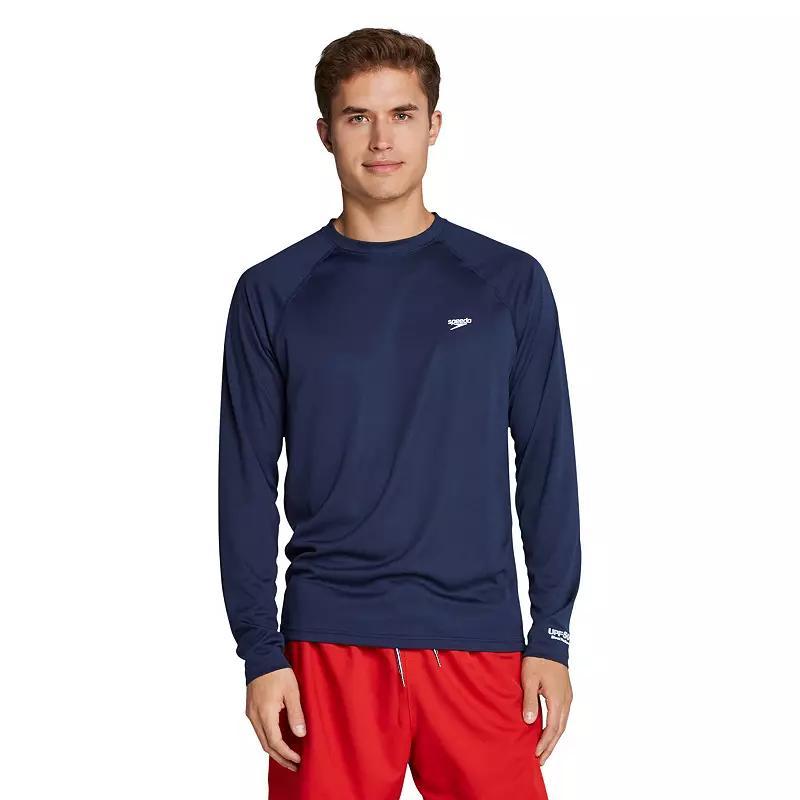 Mens Speedo Quick-Dry UPF 50+ Long Sleeve Swim Tee Product Image