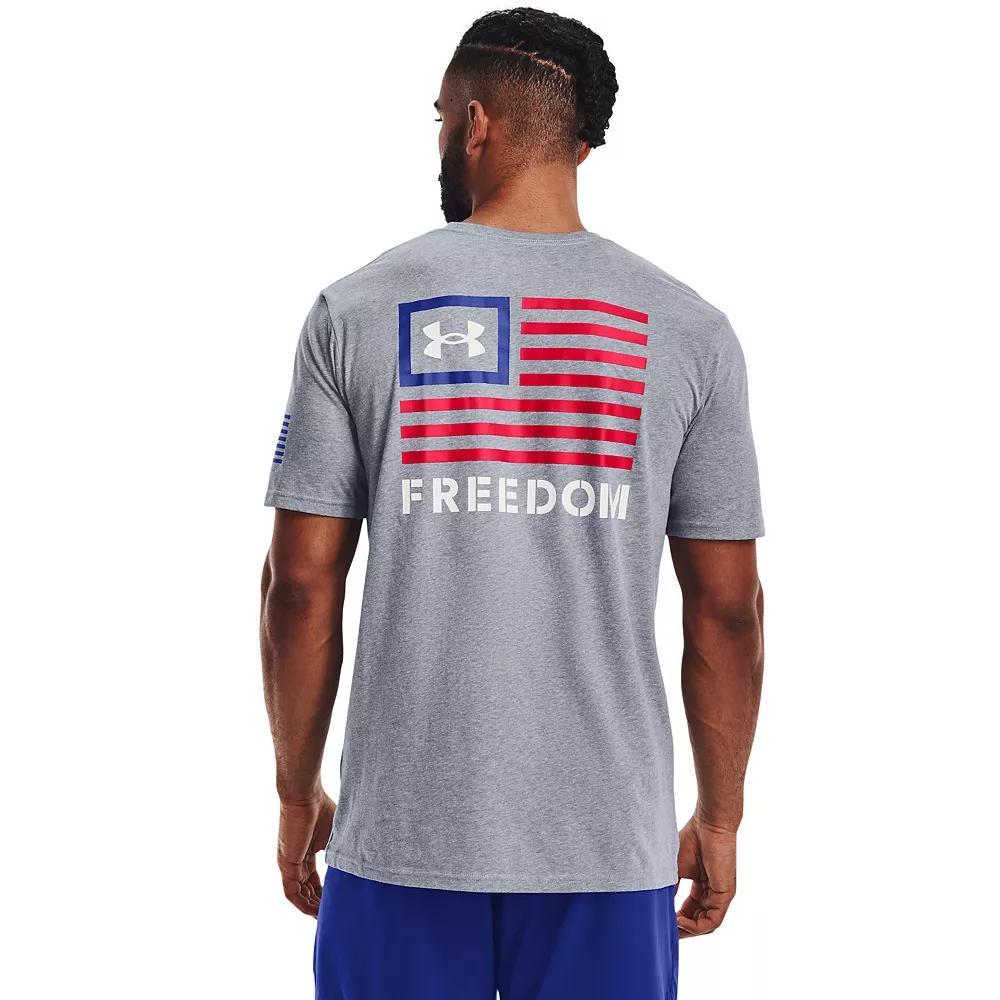 Big & Tall Under Armour Freedom Banner Graphic Tee, Men's, Size: Large Tall, Black Product Image