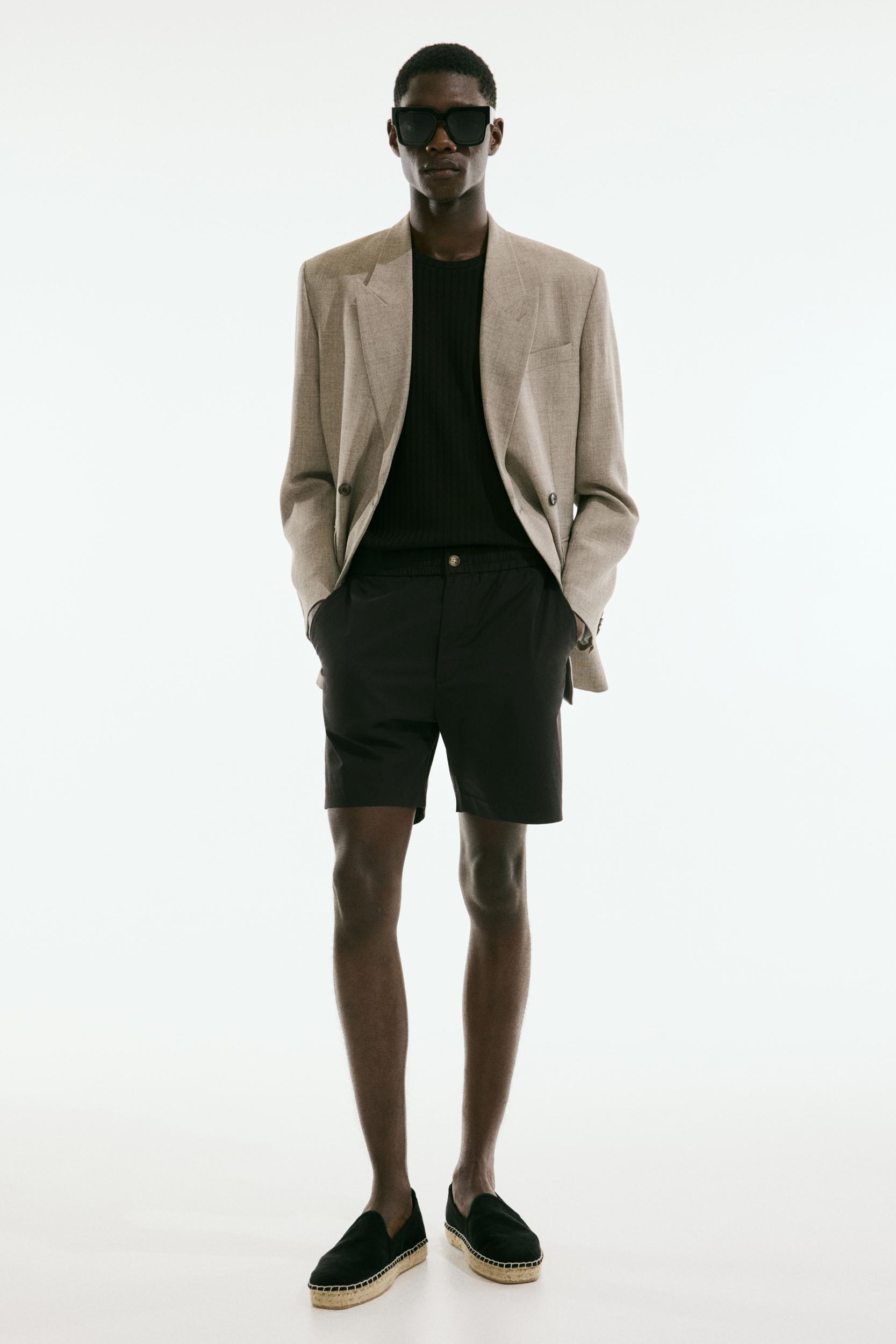 Relaxed-Fit Poplin Shorts Product Image