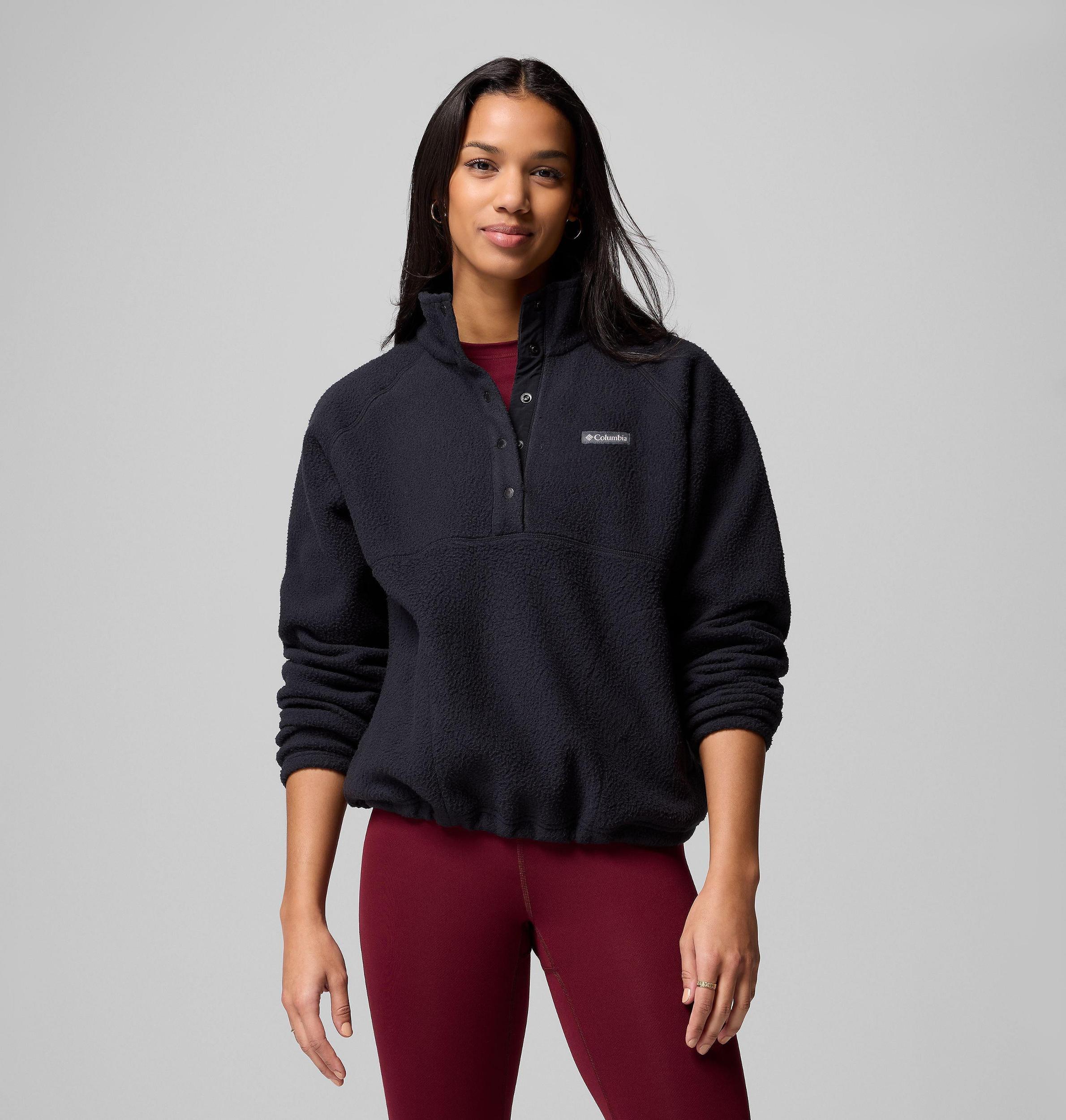 Columbia Womens Jasper Ridge Pebbled Fleece Half Snap- Product Image