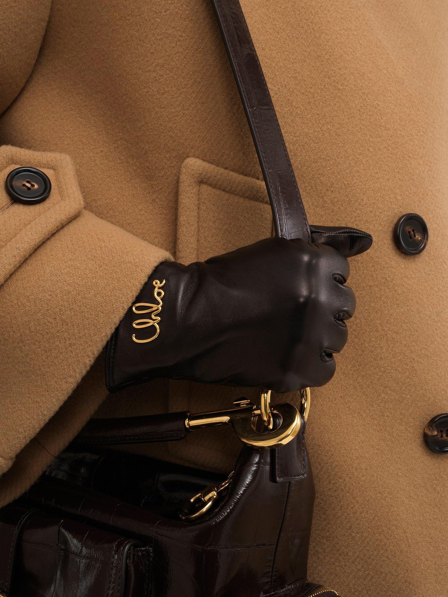 The Chloé Iconic gloves in leather Product Image