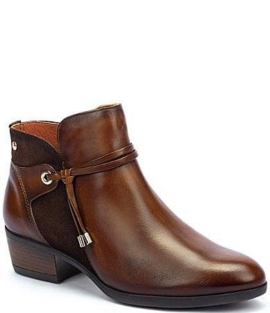 Pikolinos Daroca Leather Tassle Booties Product Image