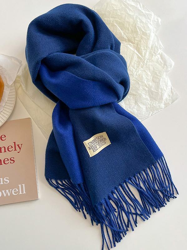 Keep Warm Tasseled Shawl&Scarf Product Image