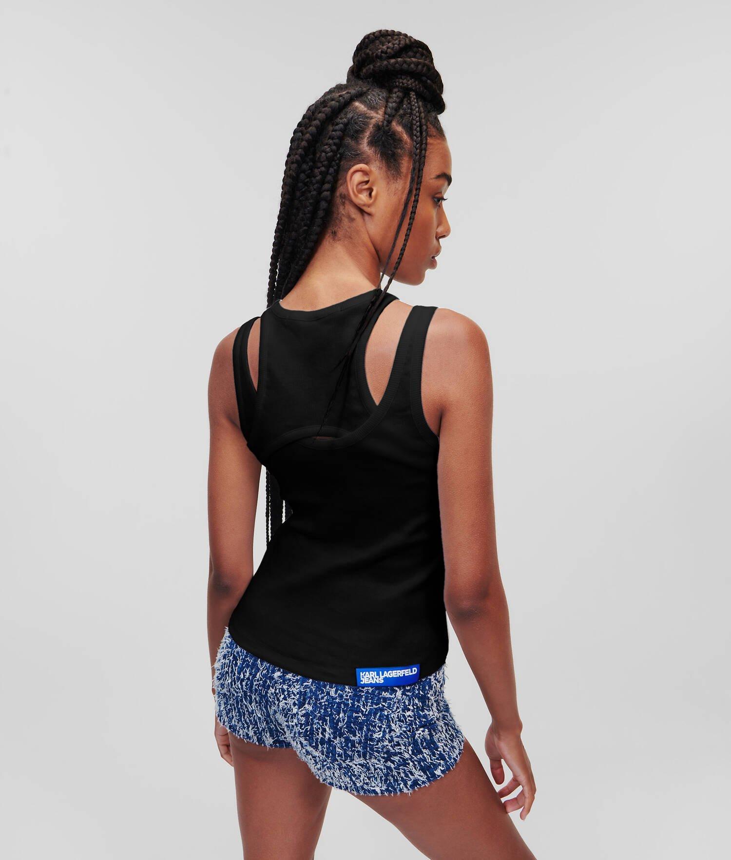 KLJ LAYERED RIBBED TANK TOP Product Image