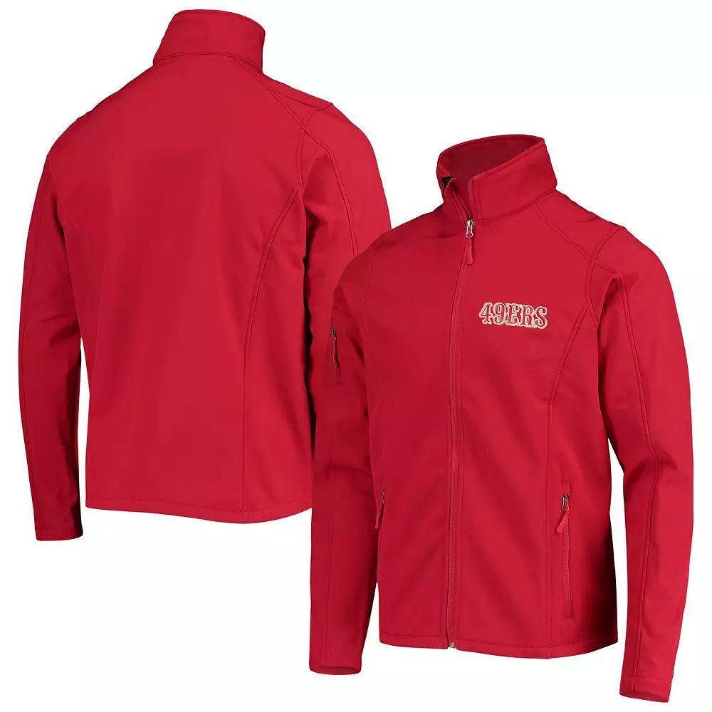 Men's Dunbrooke Scarlet San Francisco 49ers Sonoma Softshell Full-Zip Jacket, Size: XL, Red Product Image