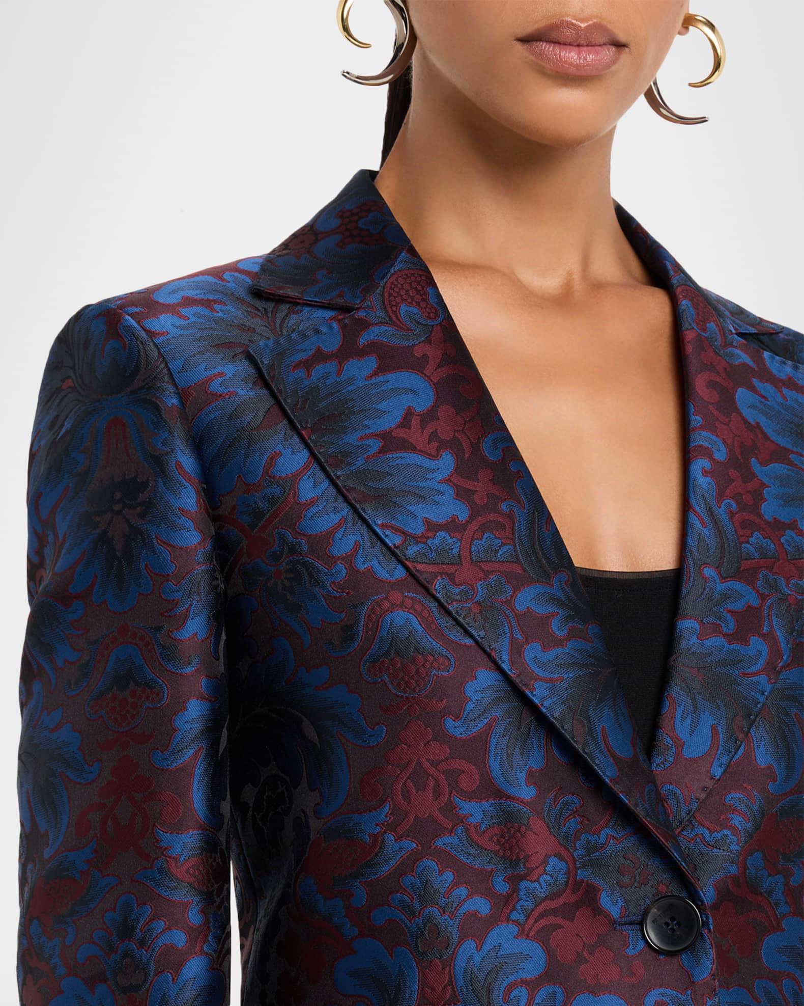 Brocade Single-Breasted Jacket Product Image