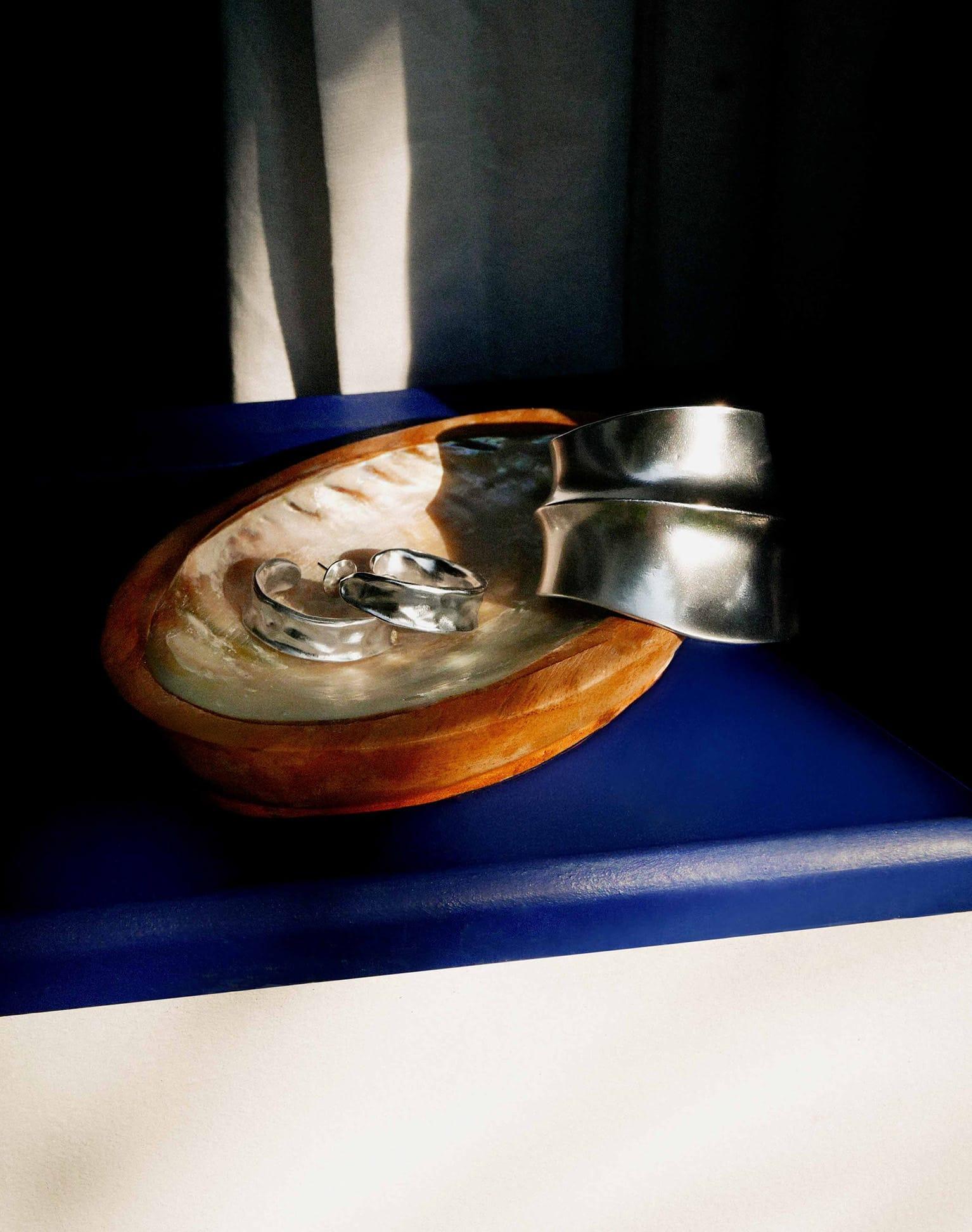 Ray Earrings - Silver Product Image