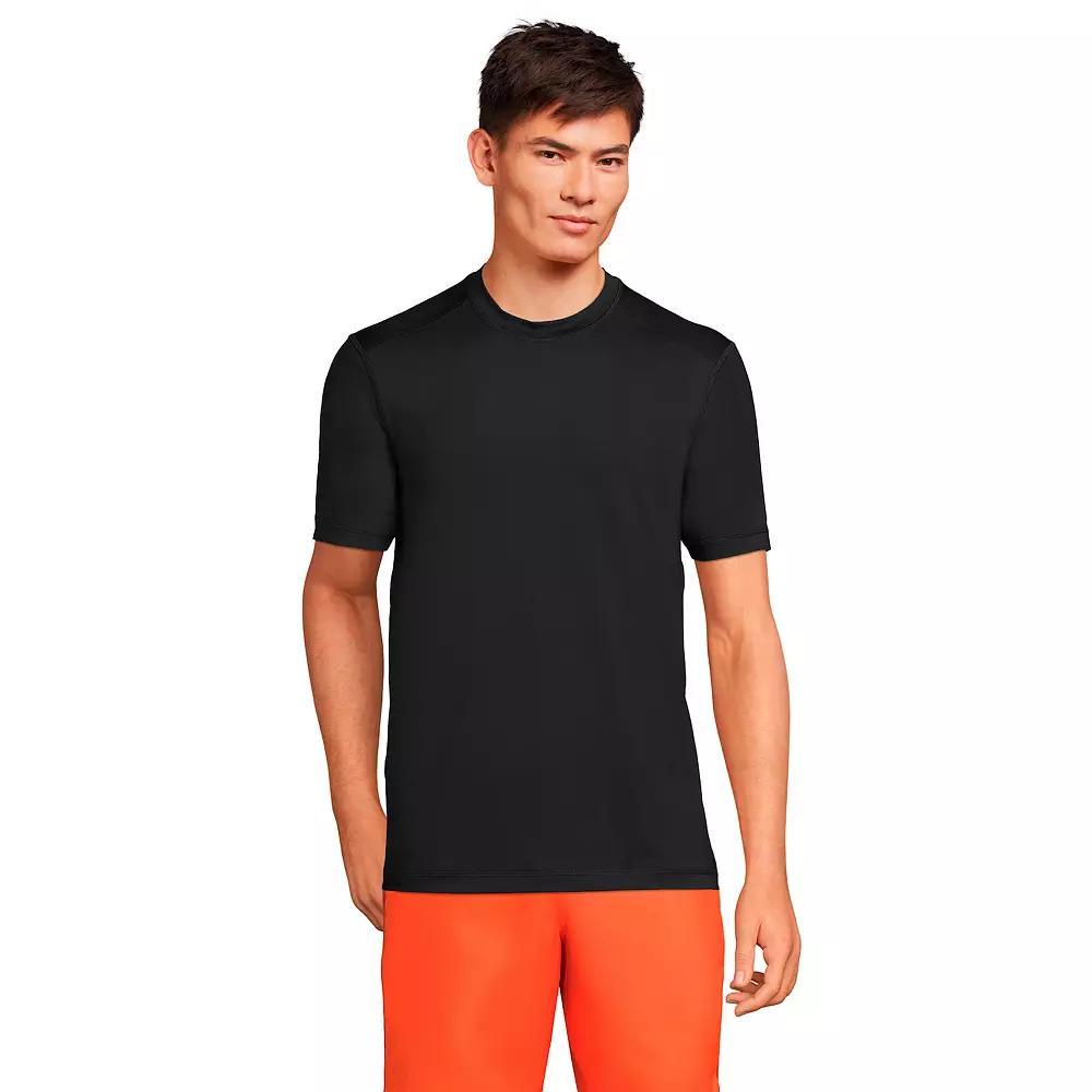 Men's Lands' End UPF 50 Short Sleeve Swim Shirt,  Product Image
