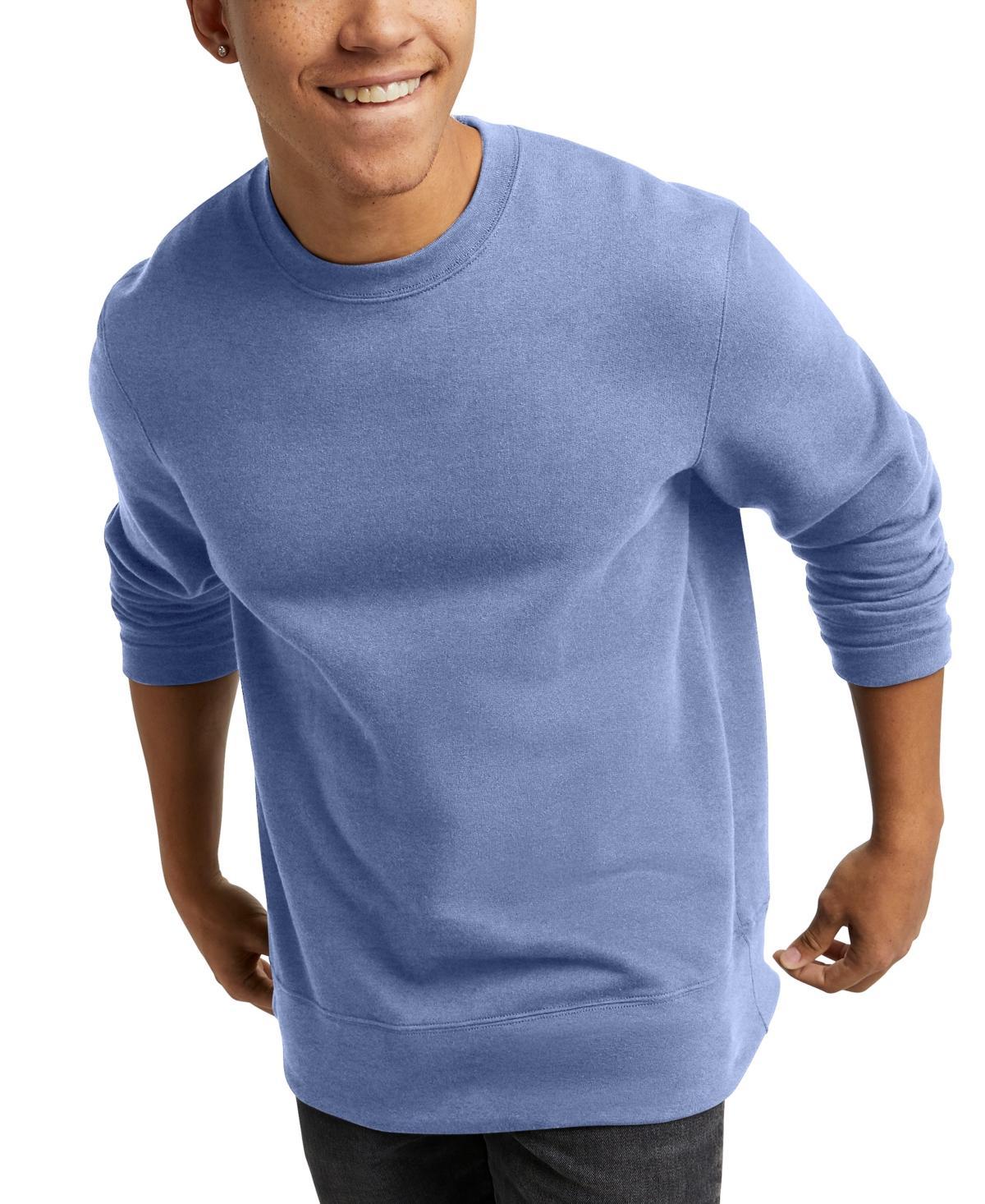 Hanes Originals Mens Fleece Sweatshirt Navy Heather M Product Image