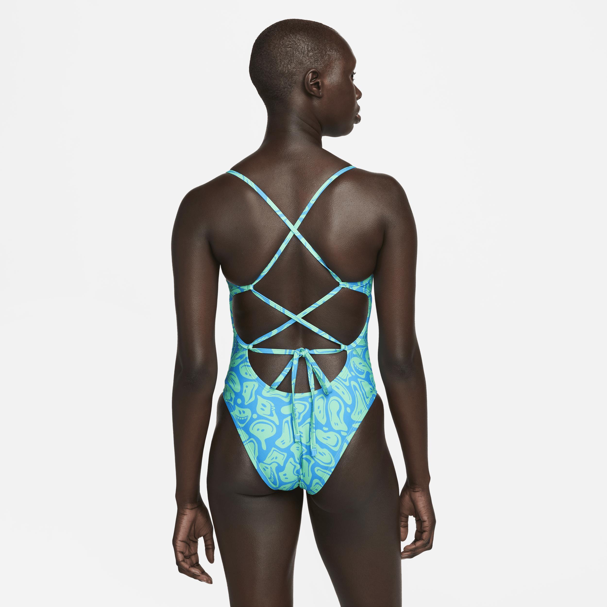 Nike Swim HydraStrong Women's Lace-Up Tie-Back One-Piece Swimsuit Product Image