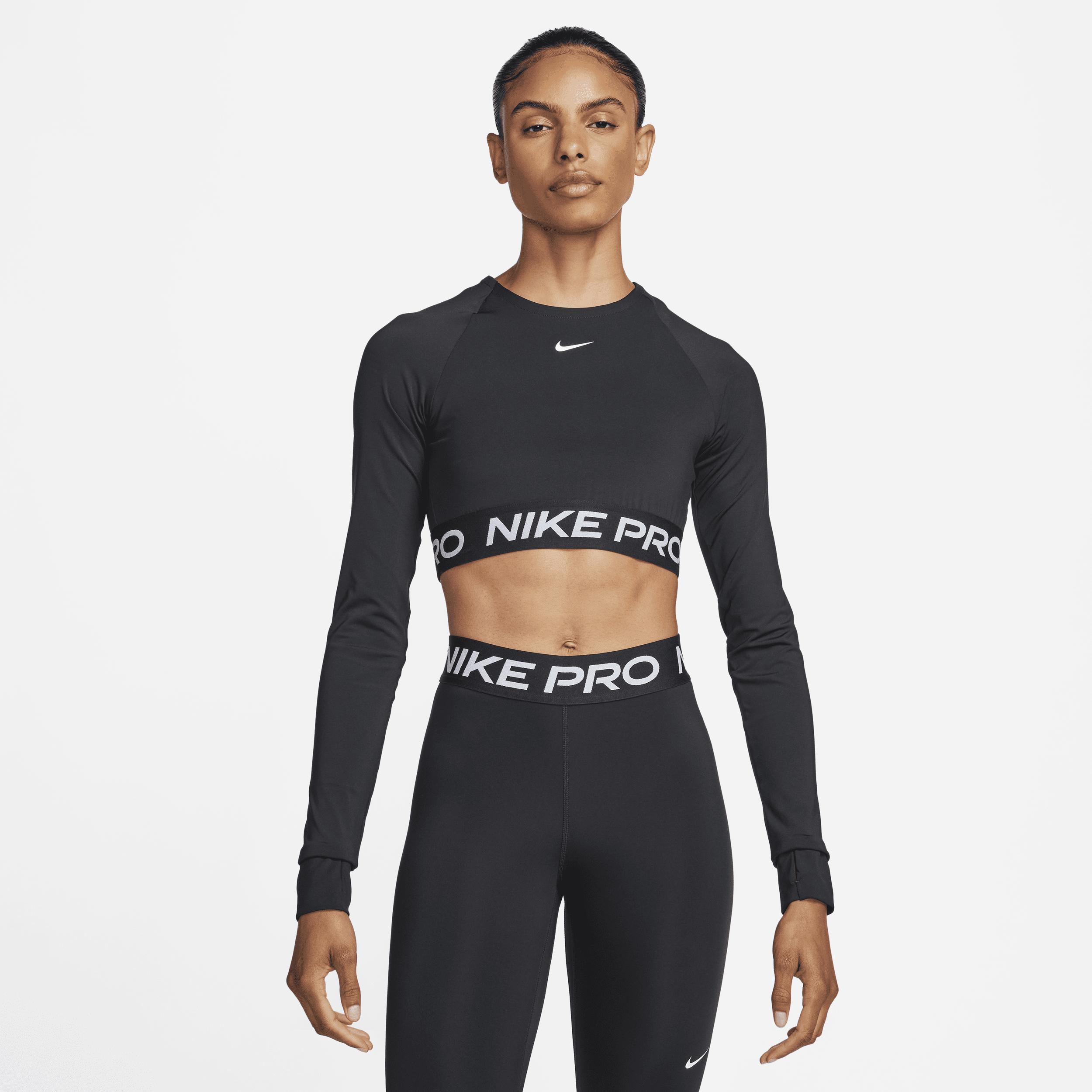 Nike Pro Women's Dri-FIT Cropped Long-Sleeve Top Product Image